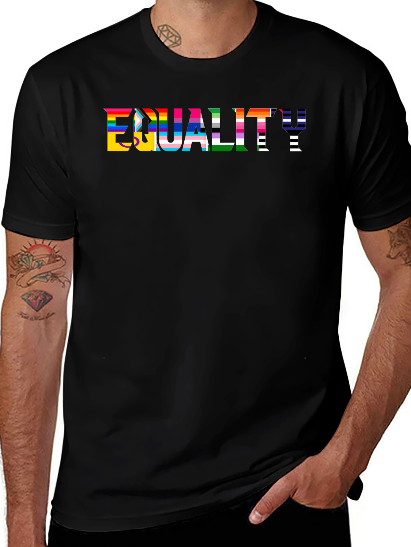 Equality Pride T-Shirt - LGBTQ+ Supporter Tee