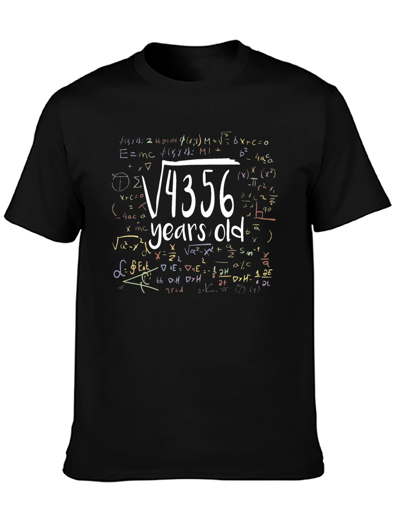 Math Equation T-Shirt - 66 Years Old