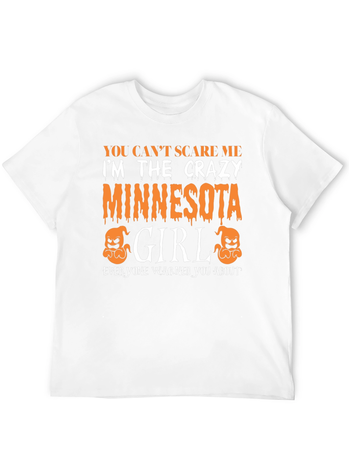 Crazy Minnesota Girl Halloween T-Shirt