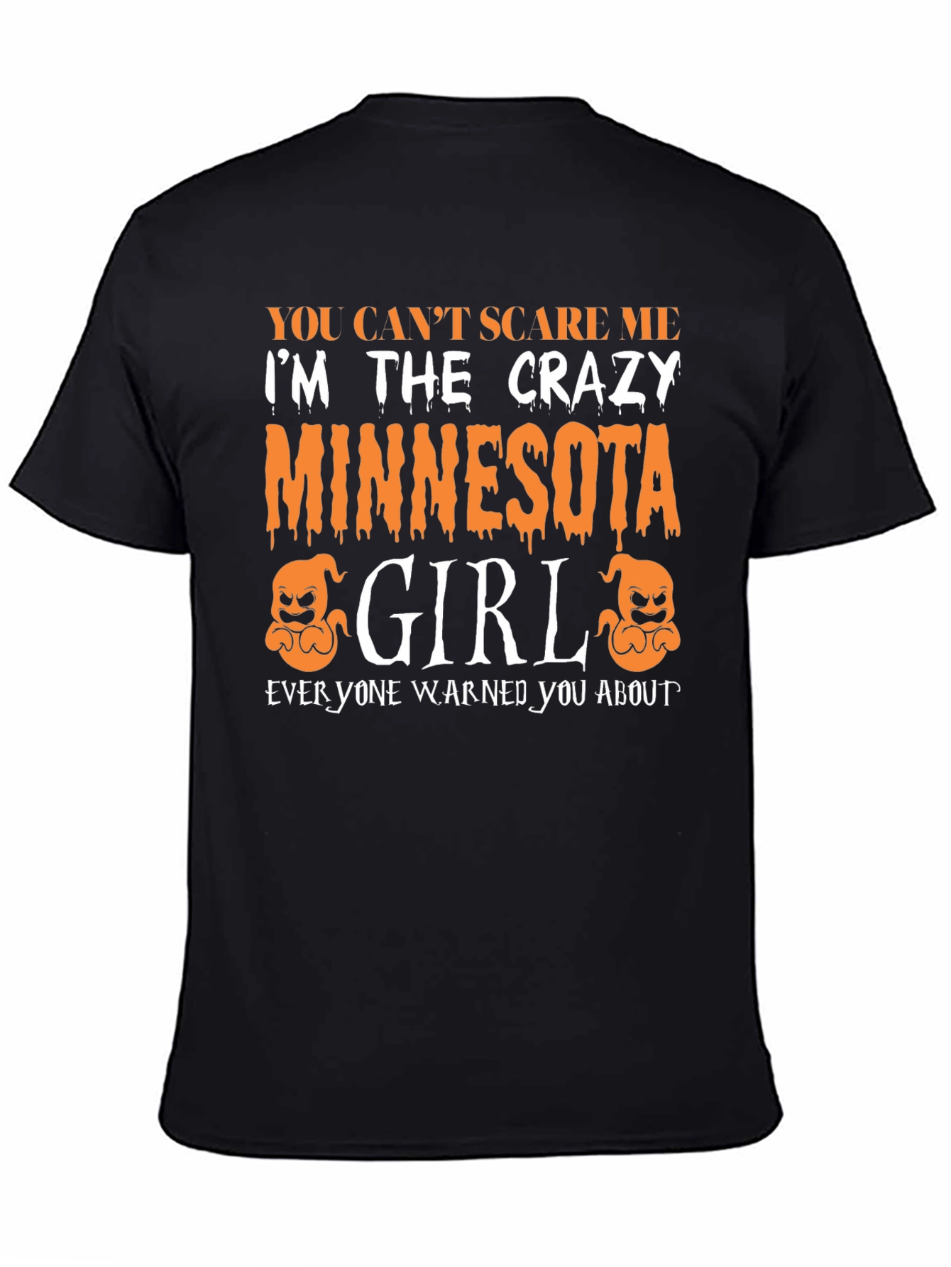 Crazy Minnesota Girl Halloween T-Shirt