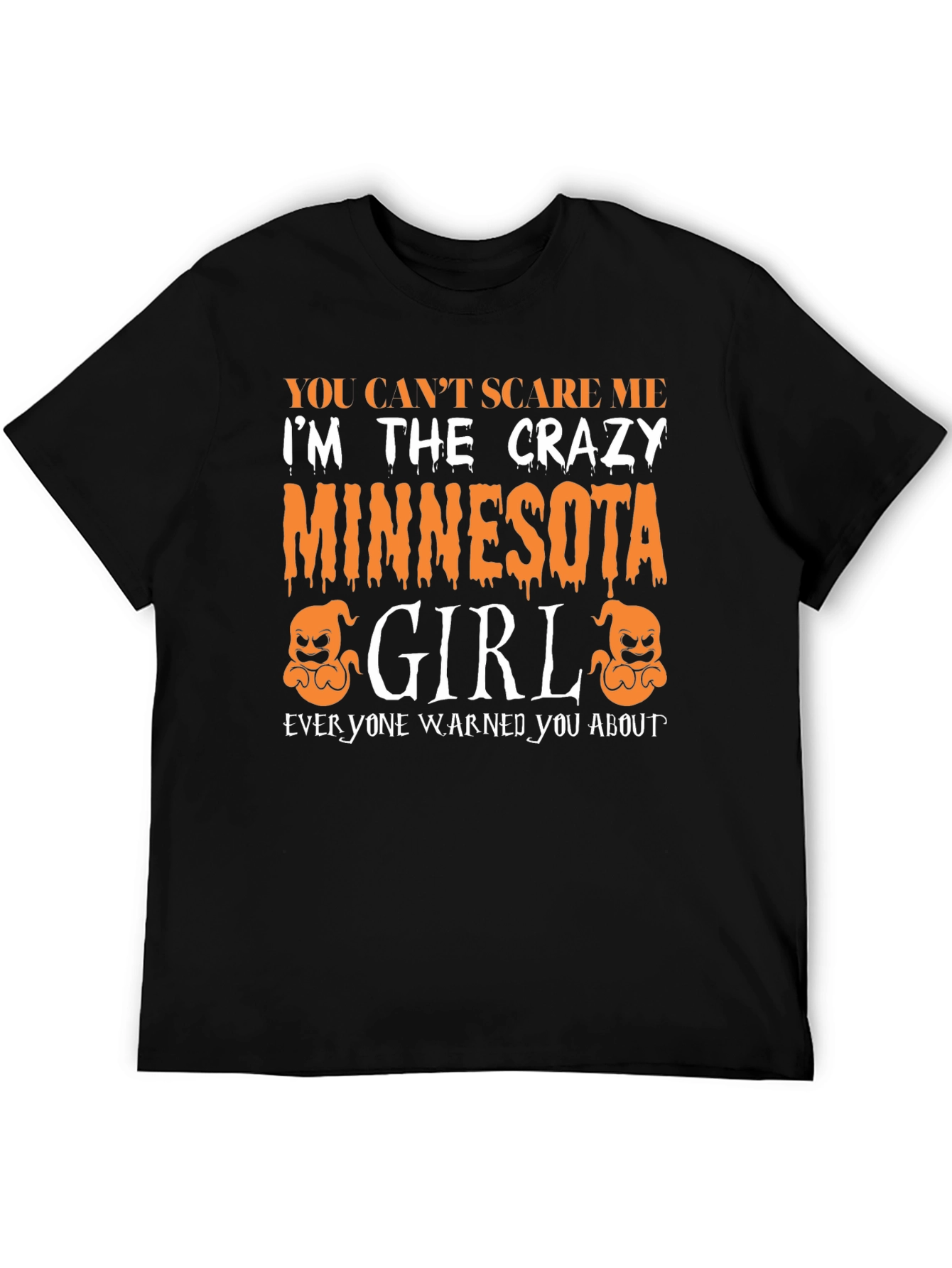 Crazy Minnesota Girl Halloween T-Shirt