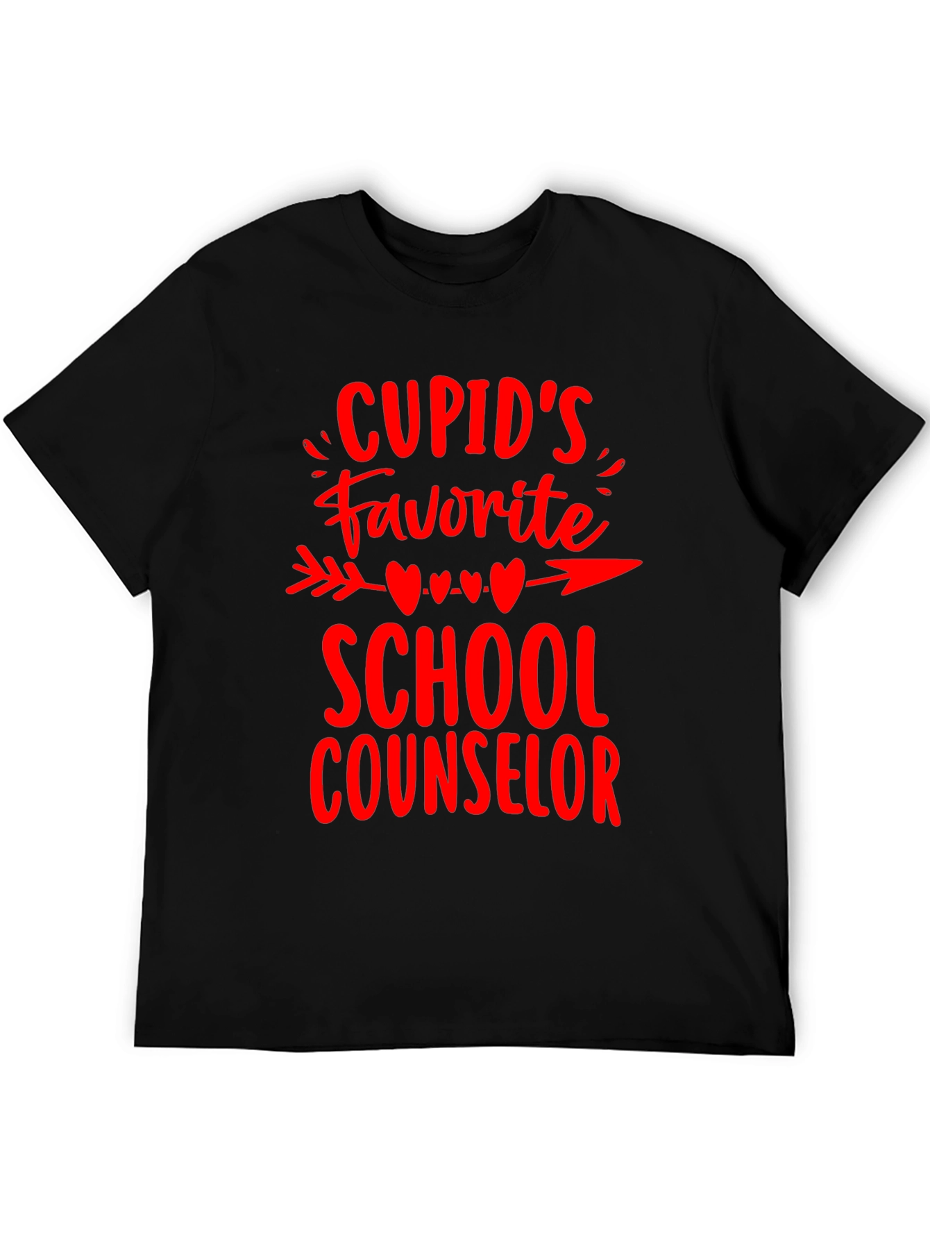 Cupids Favorite School Counselor Graphic Tee
