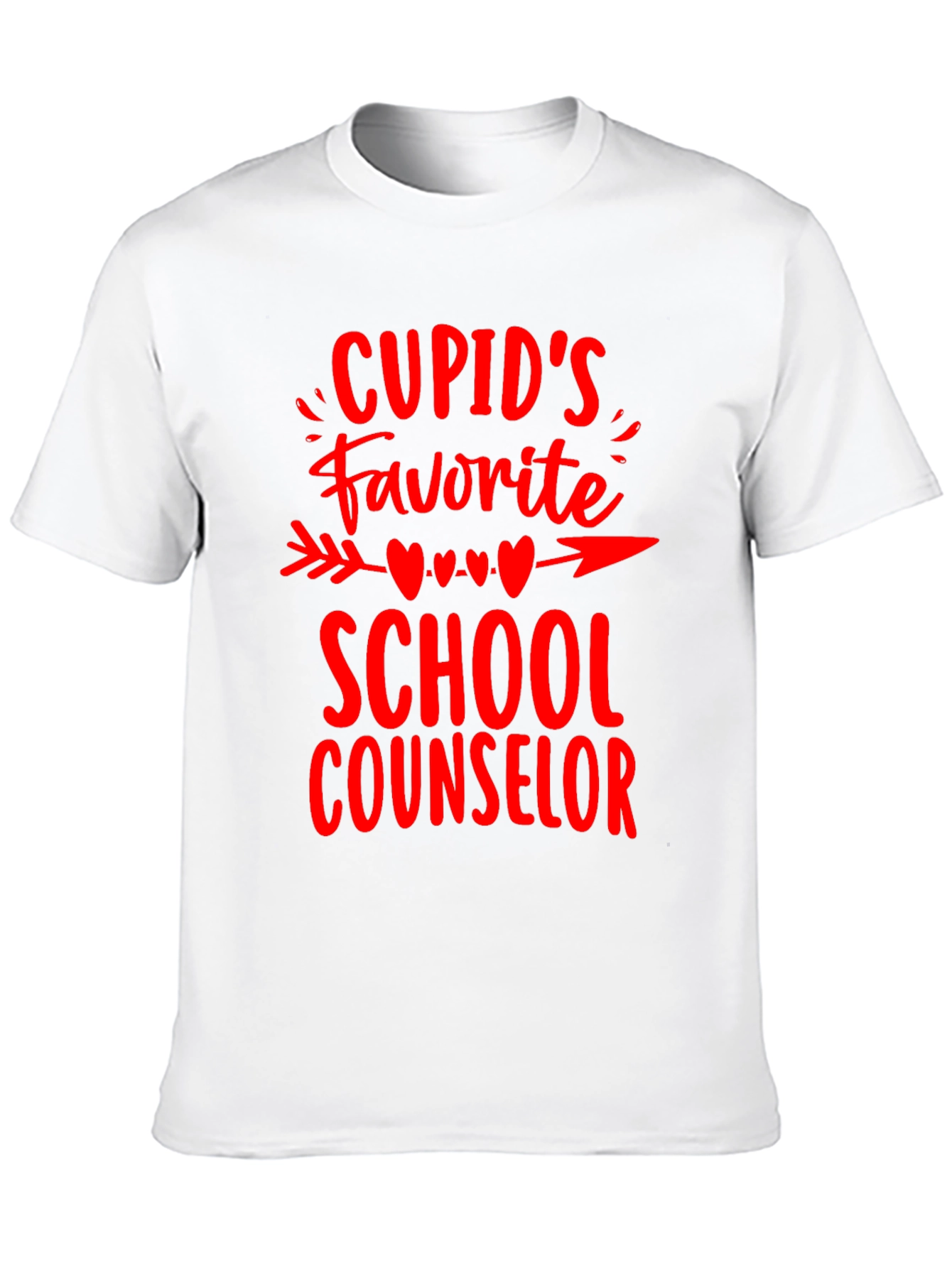 Cupids Favorite School Counselor Graphic Tee