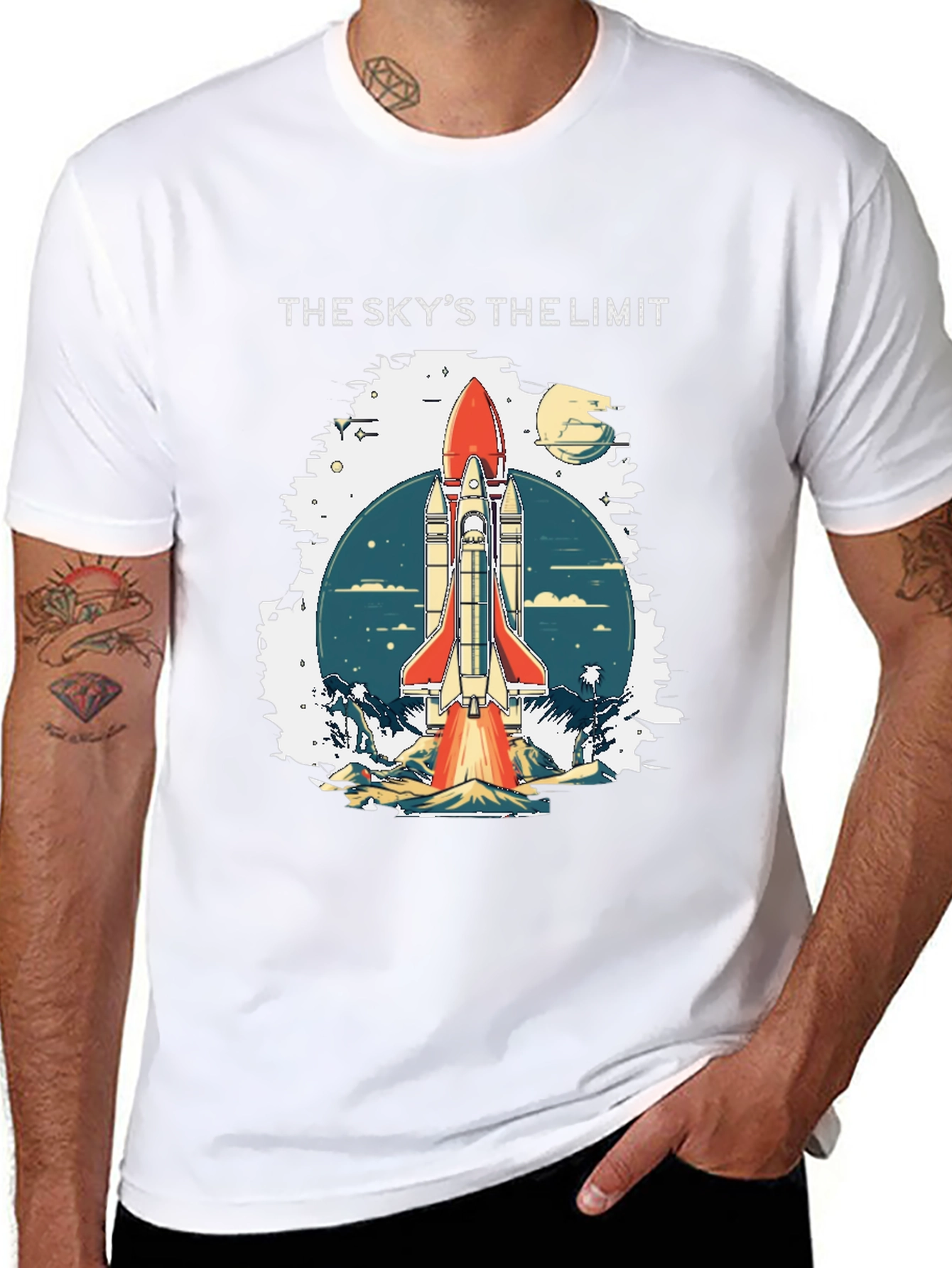 Skys the Limit Rocket T-Shirt