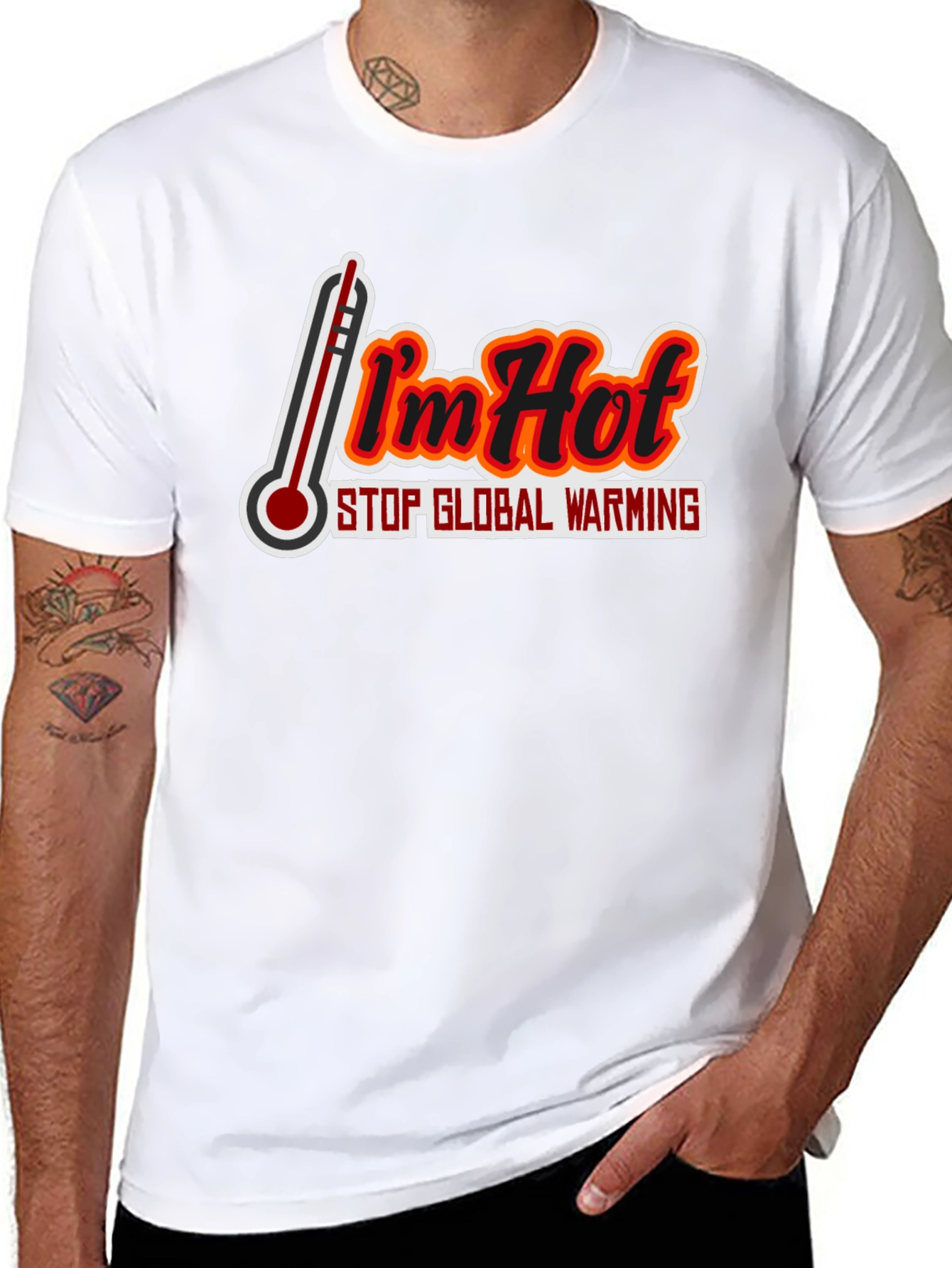 Im Hot Stop Global Warming Graphic Tee
