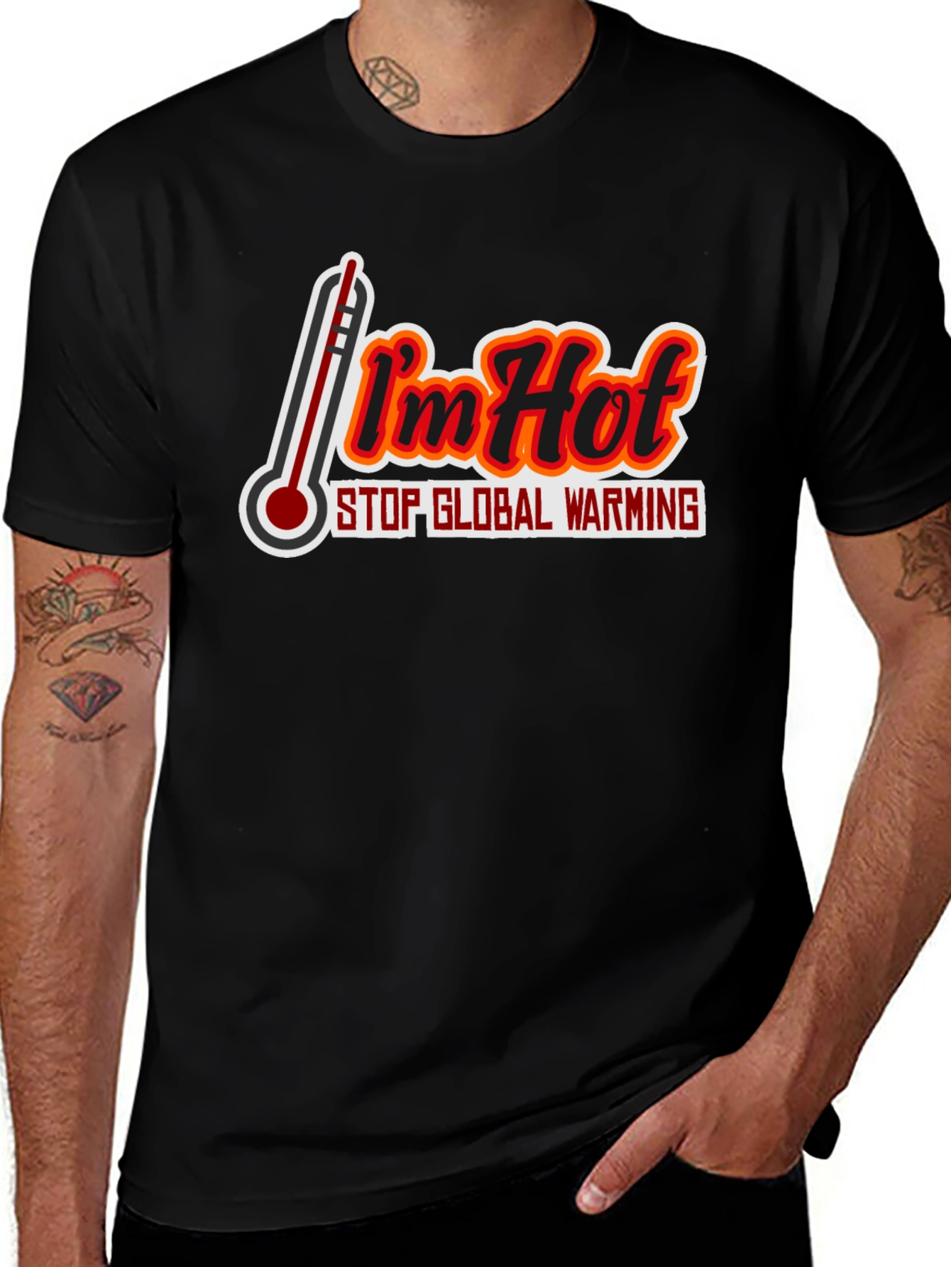 Im Hot Stop Global Warming Graphic Tee
