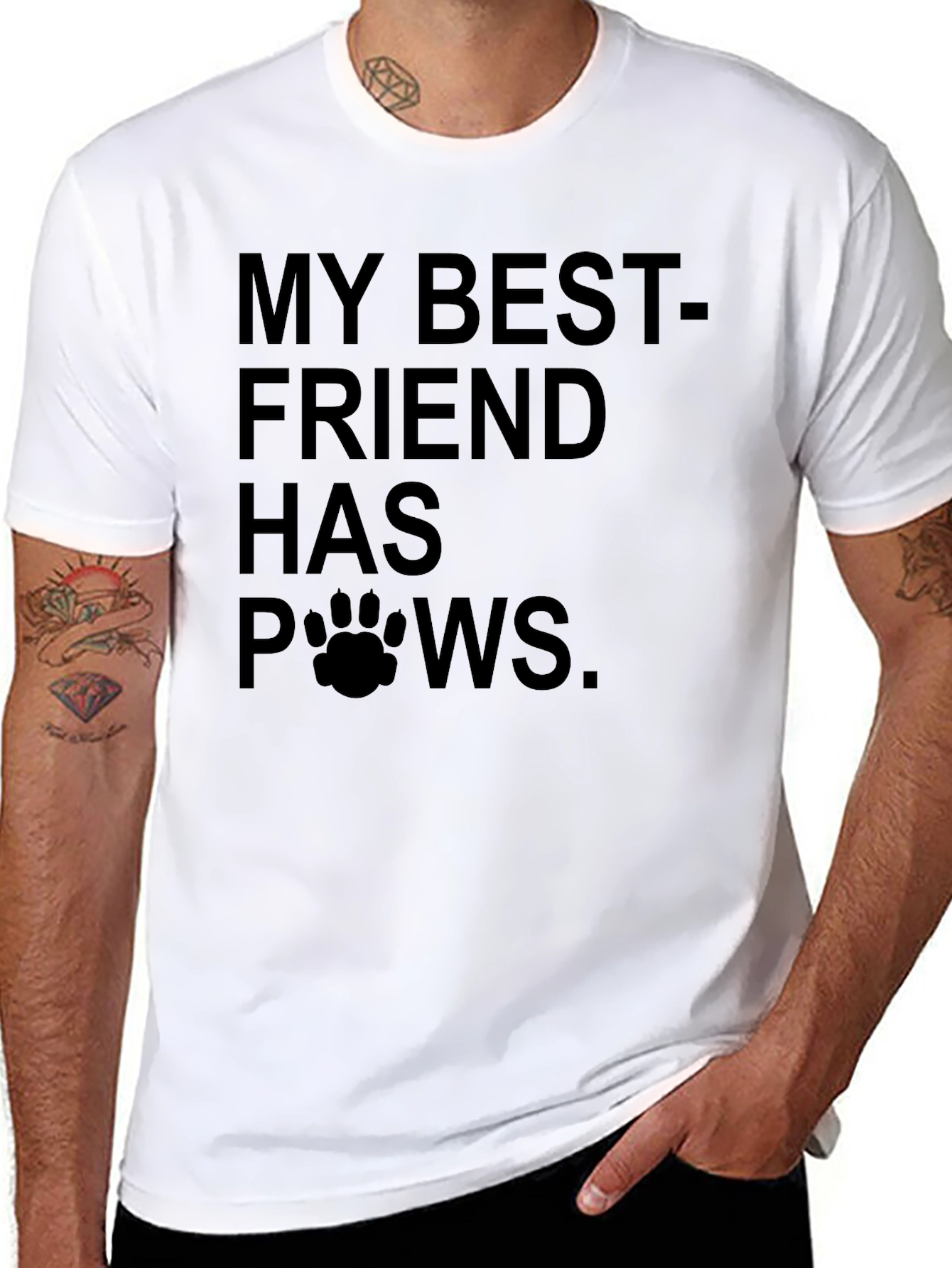 My Best Friend Has Paws T-Shirt