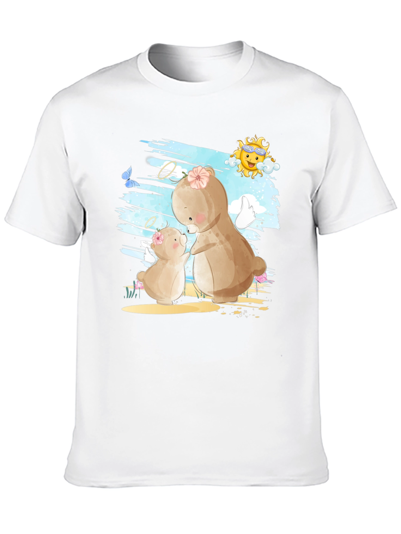 Cute Mama & Baby Bear T-Shirt