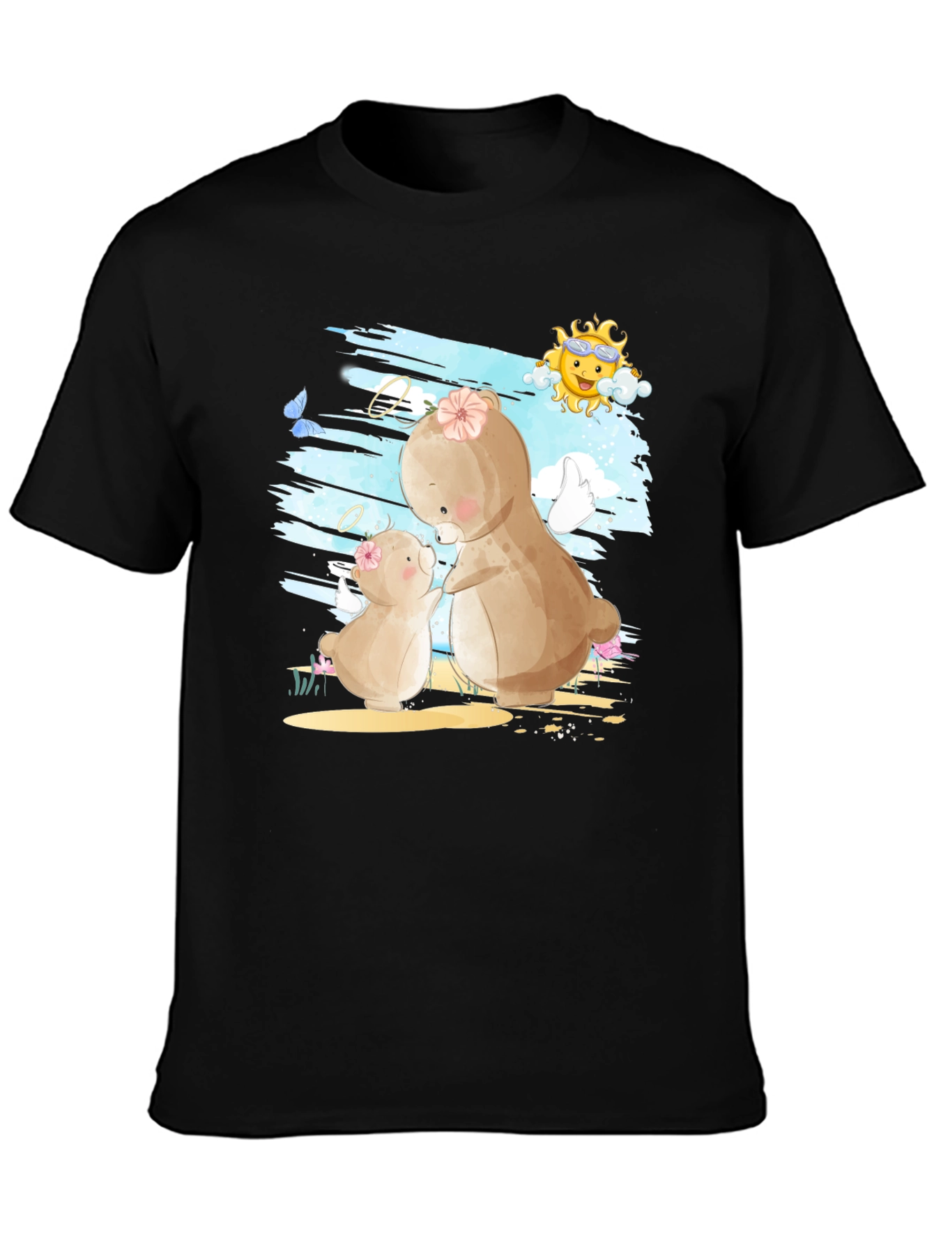 Cute Mama & Baby Bear T-Shirt