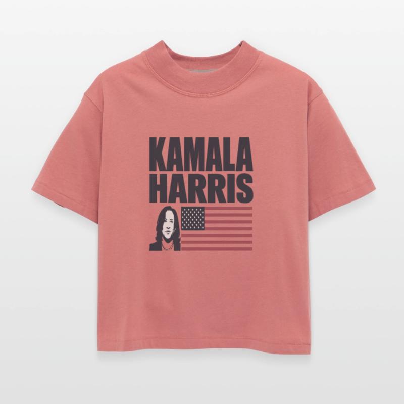 Kamala Harris,Harris Walz 2024,With Flag America.