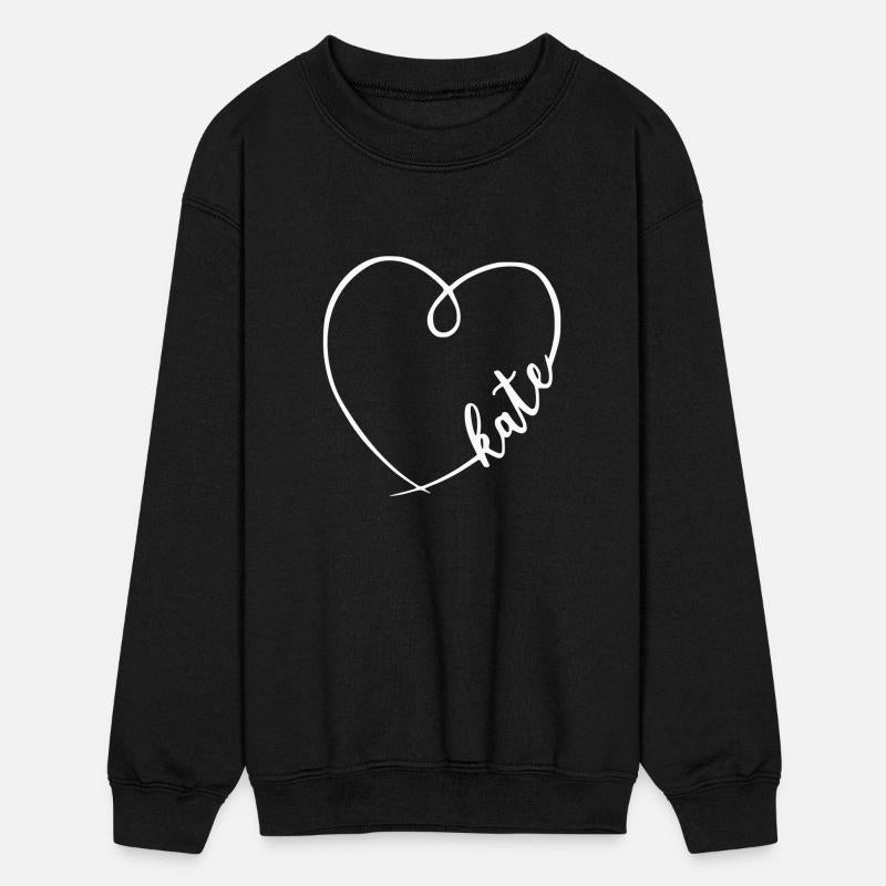 Kate Name Heart Calligraphy