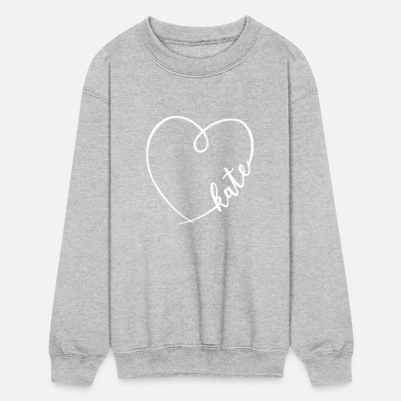 Kate Name Heart Calligraphy