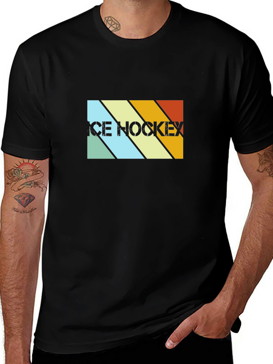 Retro Ice Hockey T-Shirt - Vintage Style