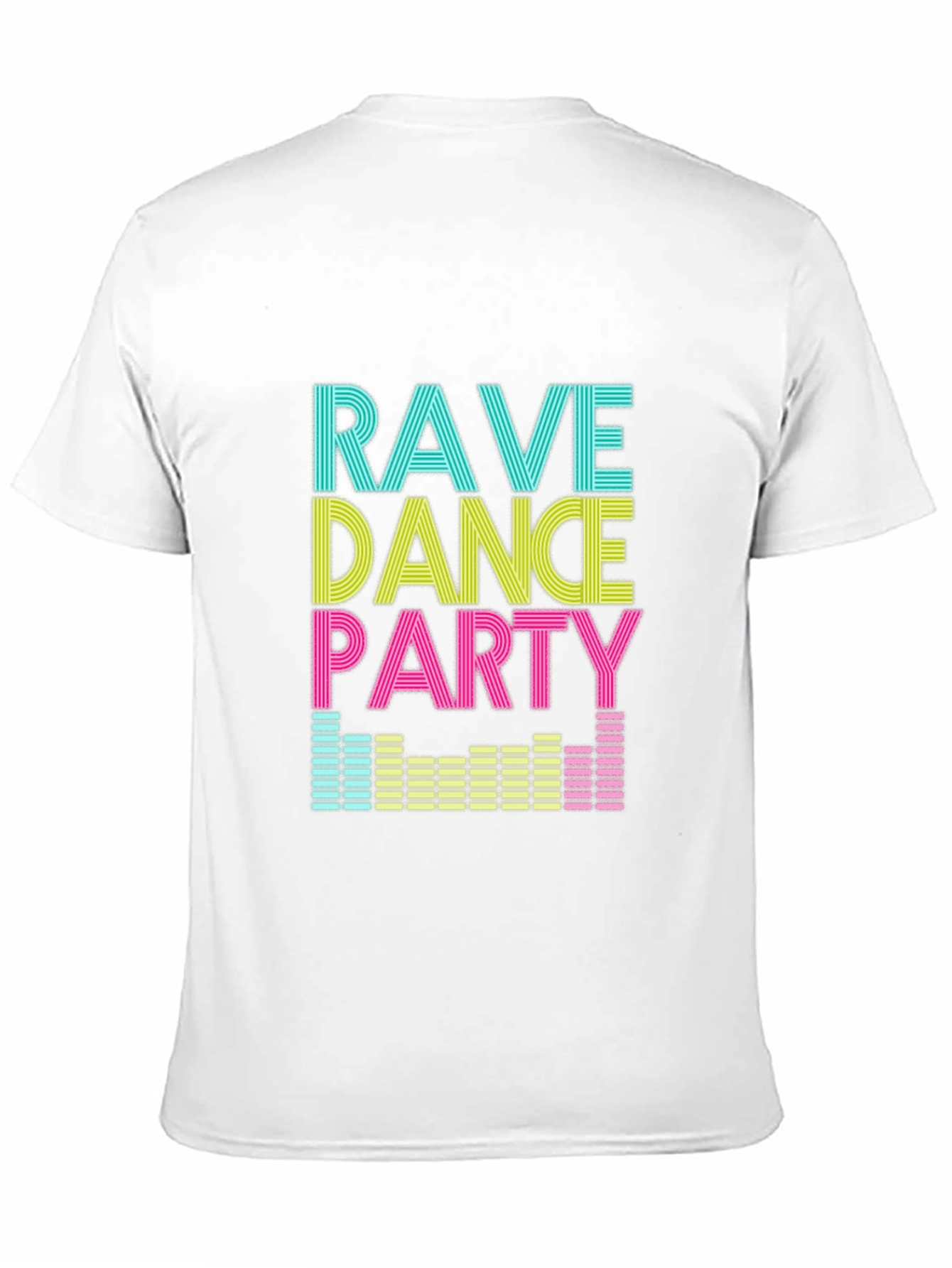 Rave Dance Party Graphic T-Shirt - Black
