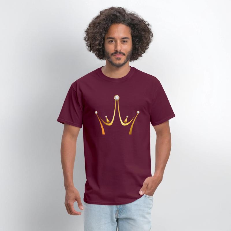 King prince VIP golden crown gold vector fun image