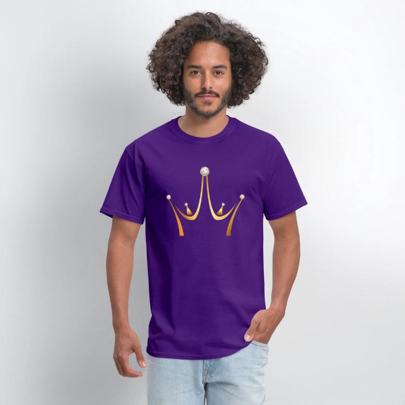 King prince VIP golden crown gold vector fun image