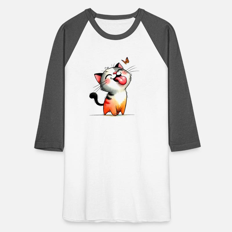 Kitten and butterfly