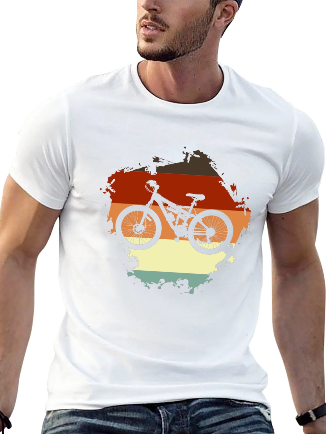 Retro Bike Graphic T-Shirt
