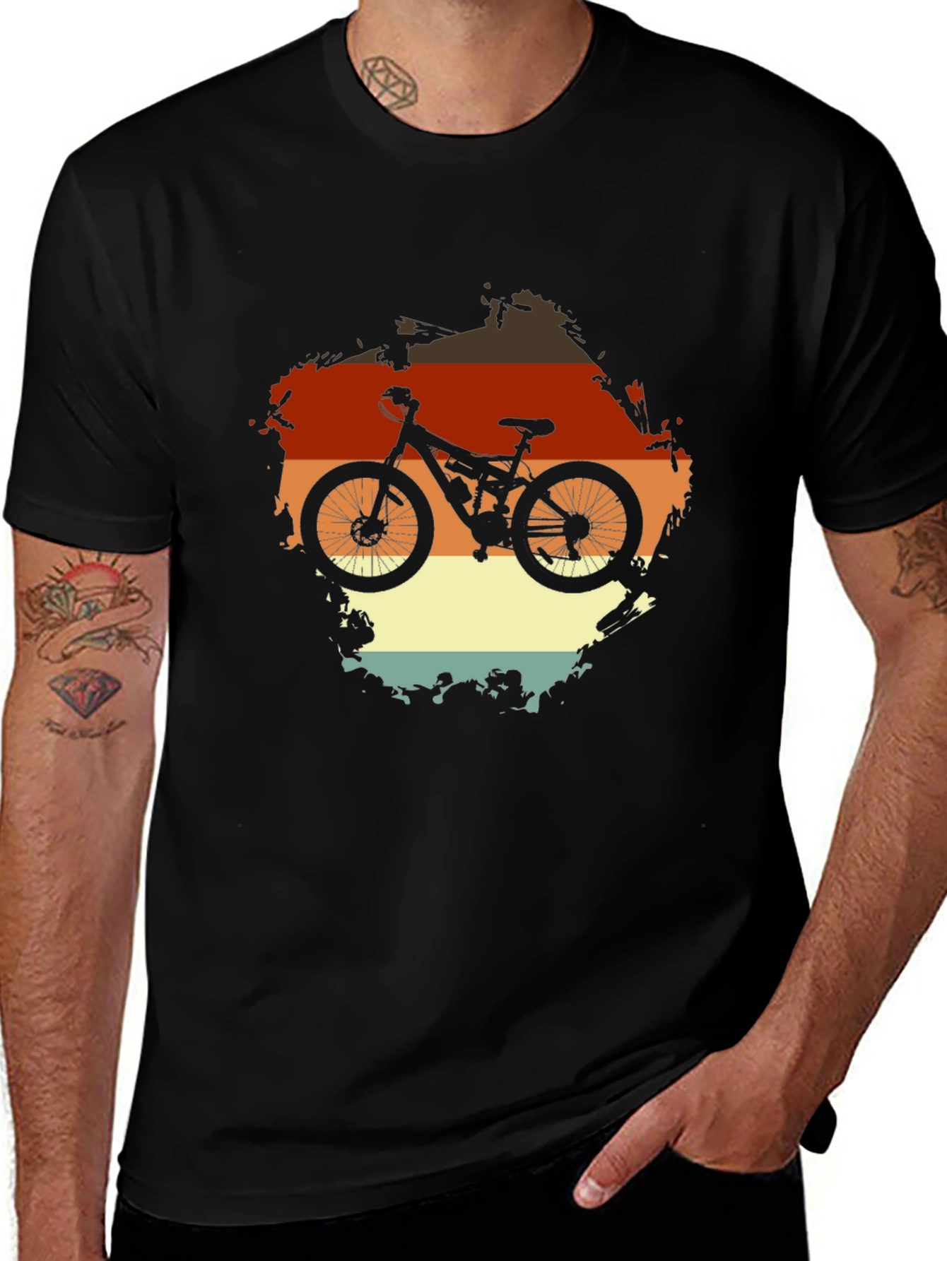 Retro Bike Graphic T-Shirt