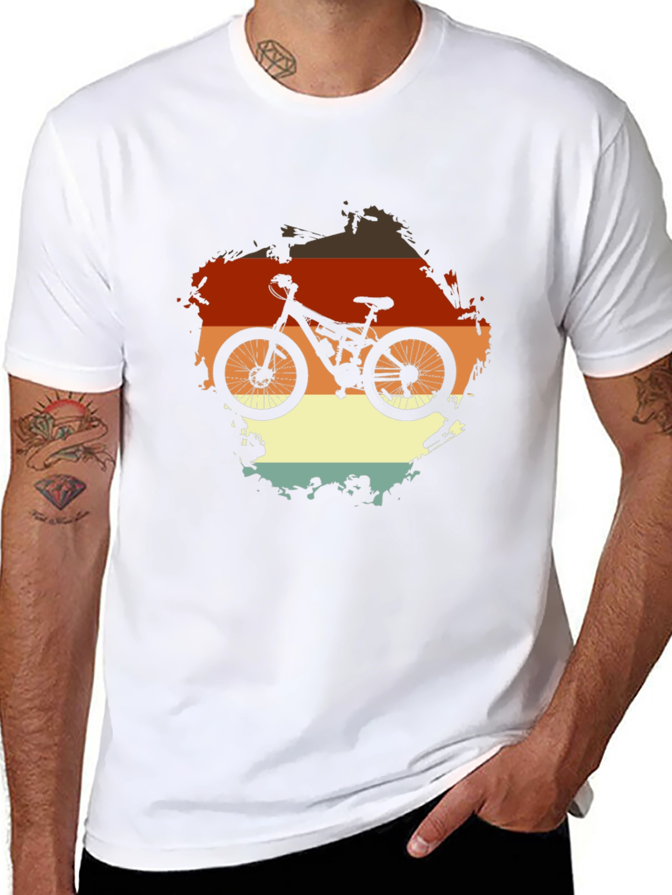 Retro Bike Graphic T-Shirt