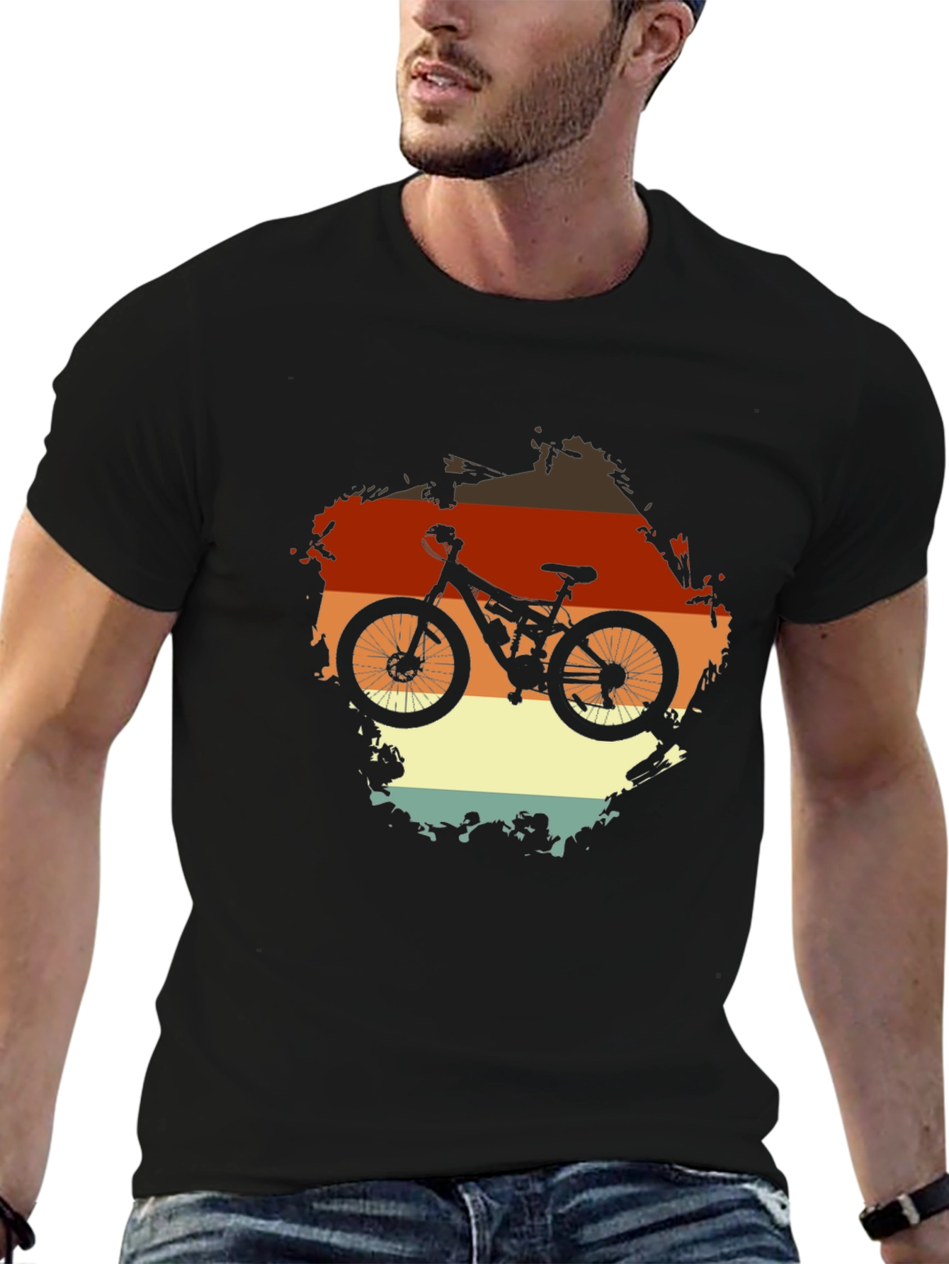 Retro Bike Graphic T-Shirt