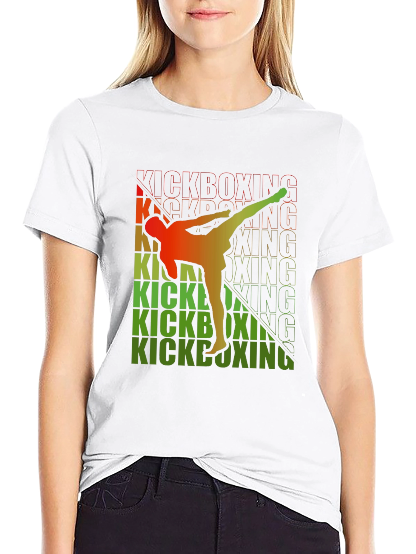 Kickboxing Graphic Tee - Martial Arts Style