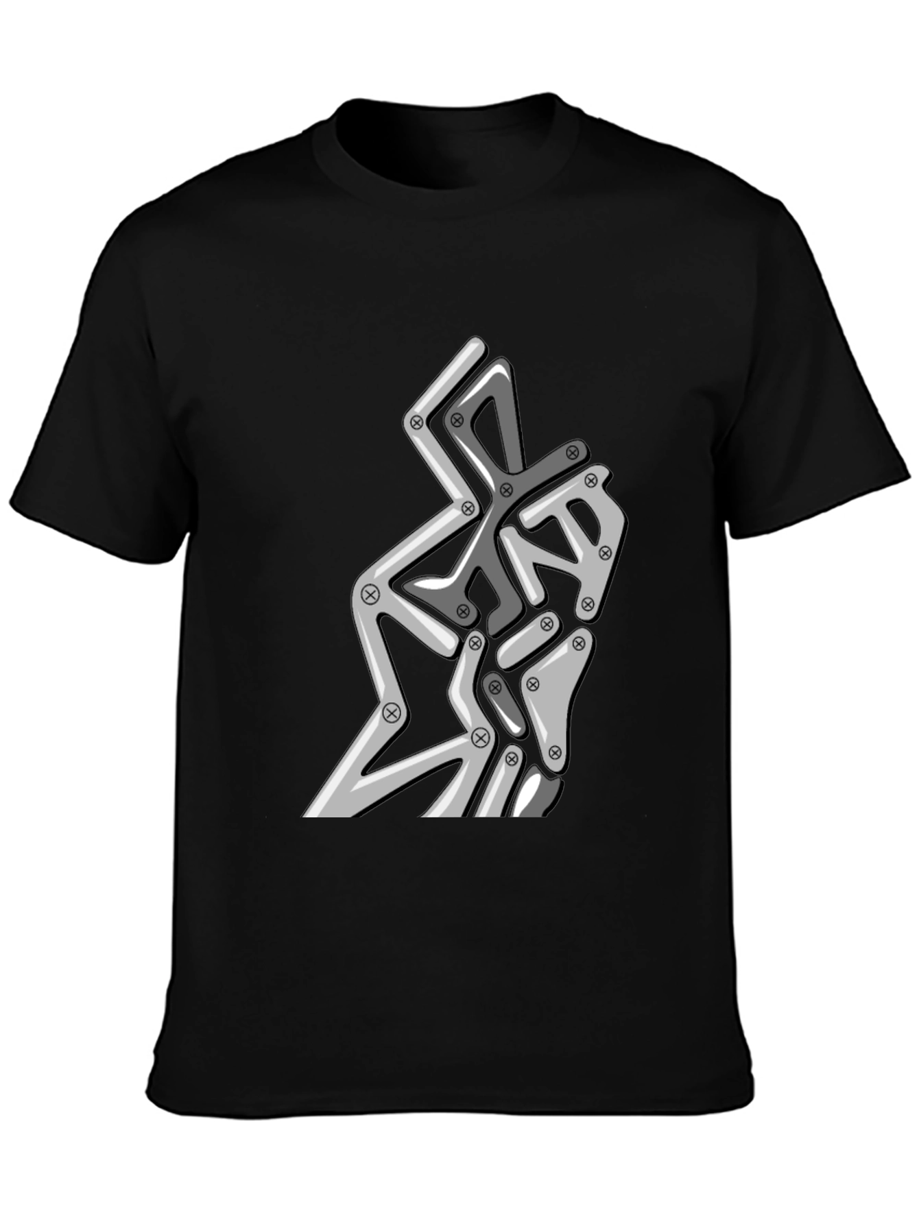 Abstract Robotic Graphic Tee - Modern Streetwear