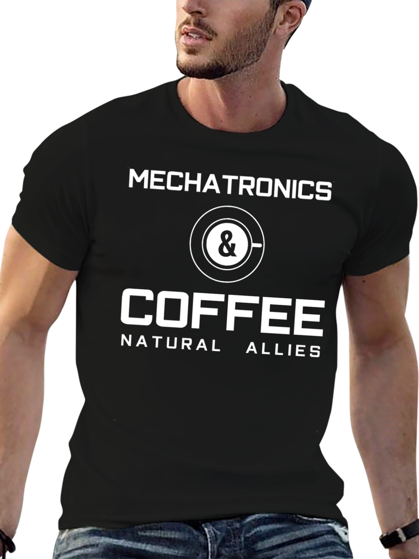 Mechatronics & Coffee Graphic T-Shirt