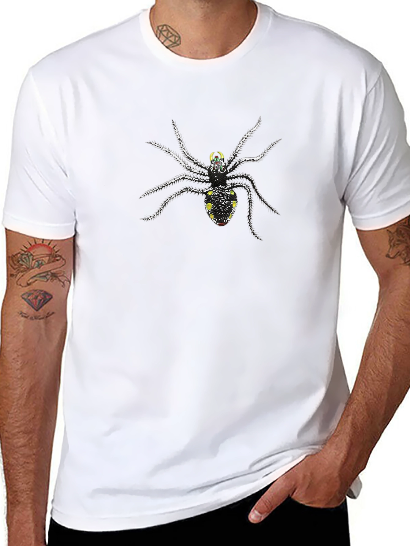 Spider Graphic Black T-Shirt