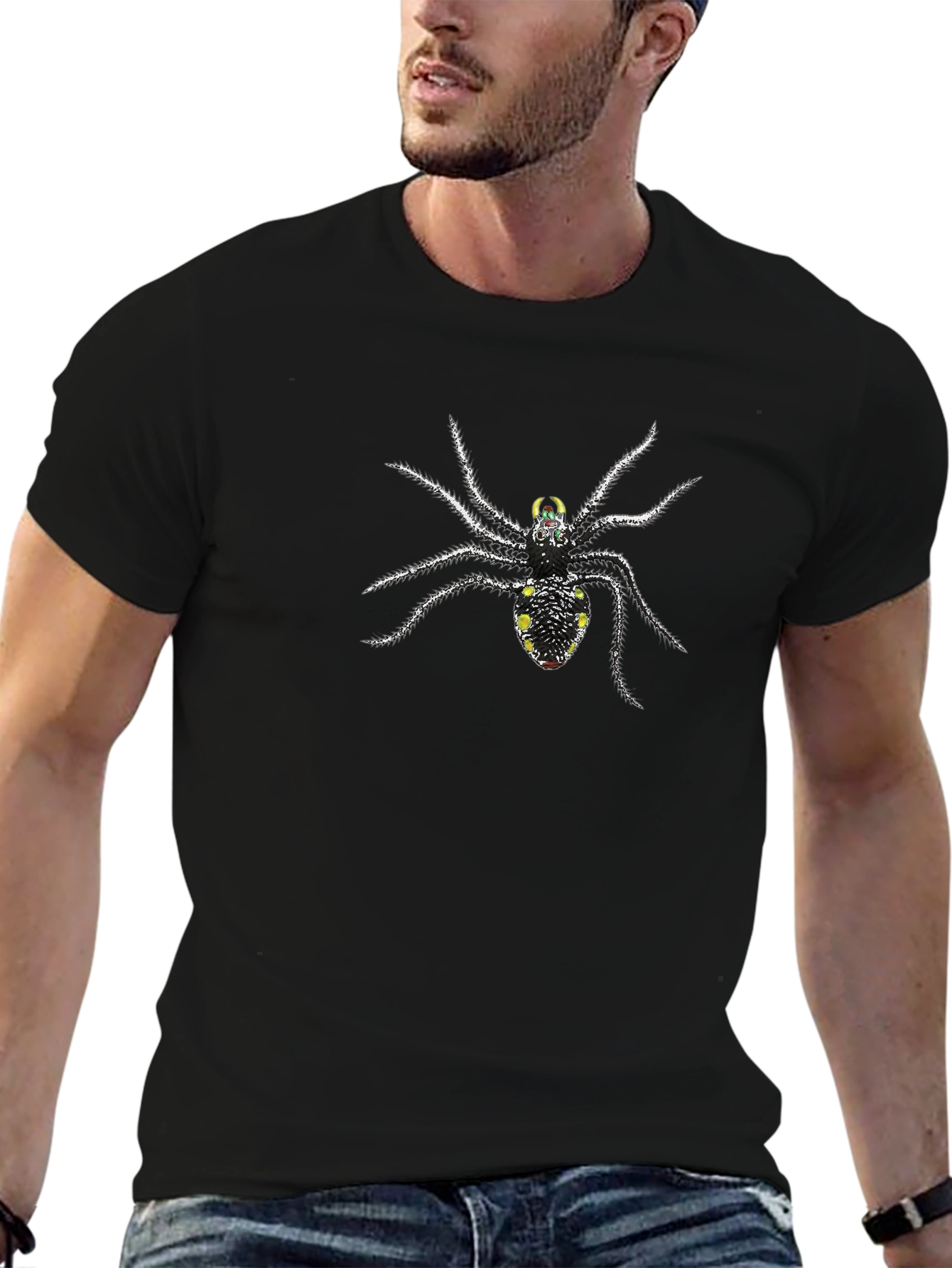 Spider Graphic Black T-Shirt