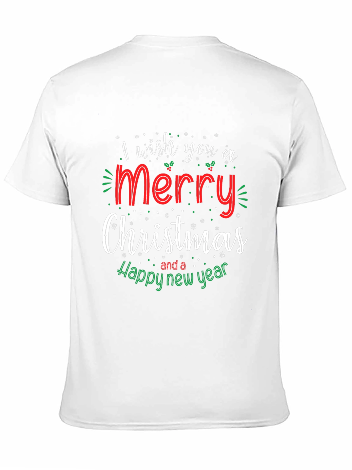 Merry Christmas & Happy New Year Black T-Shirt