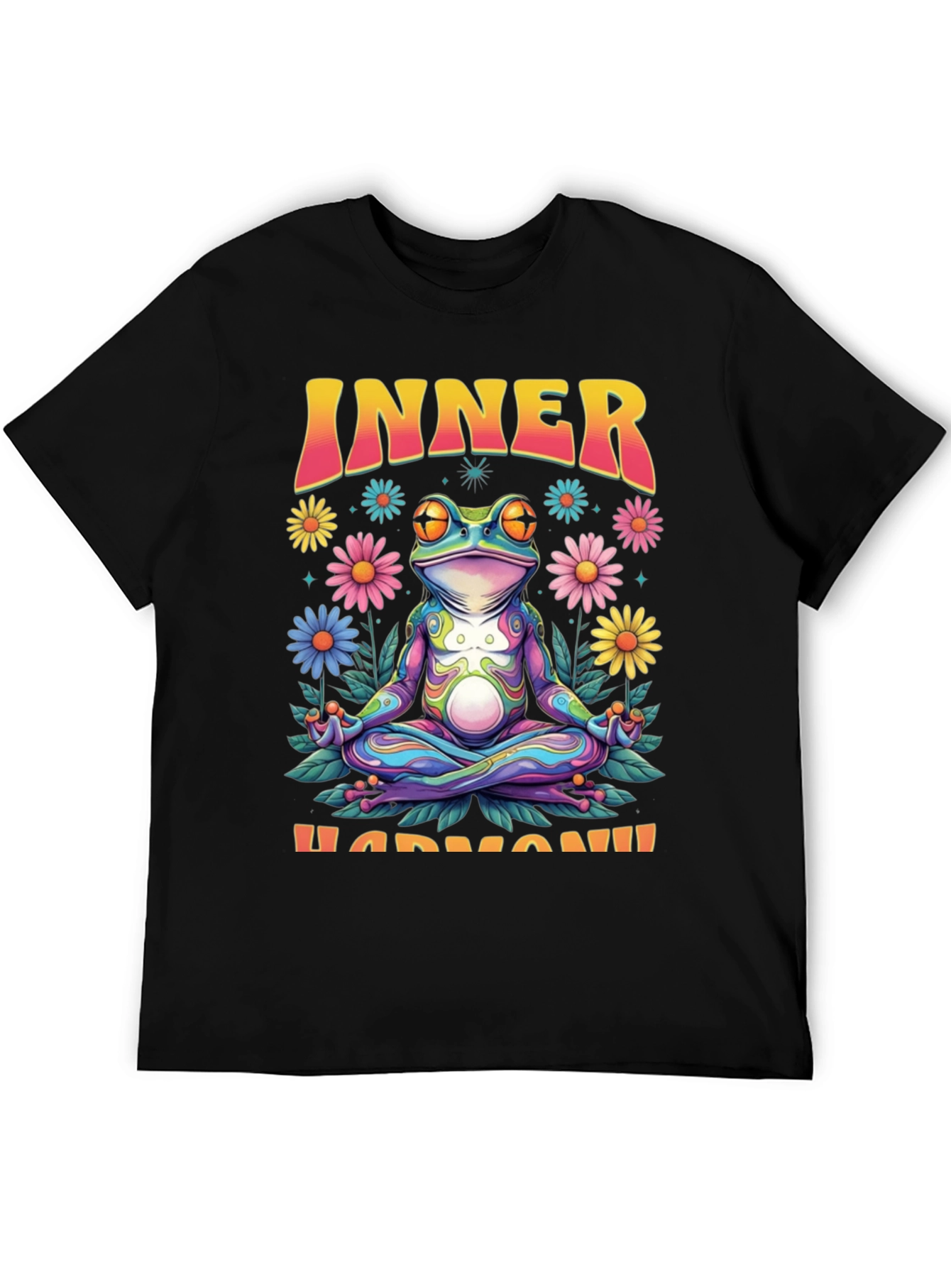 Inner Harmony Frog Graphic T-Shirt