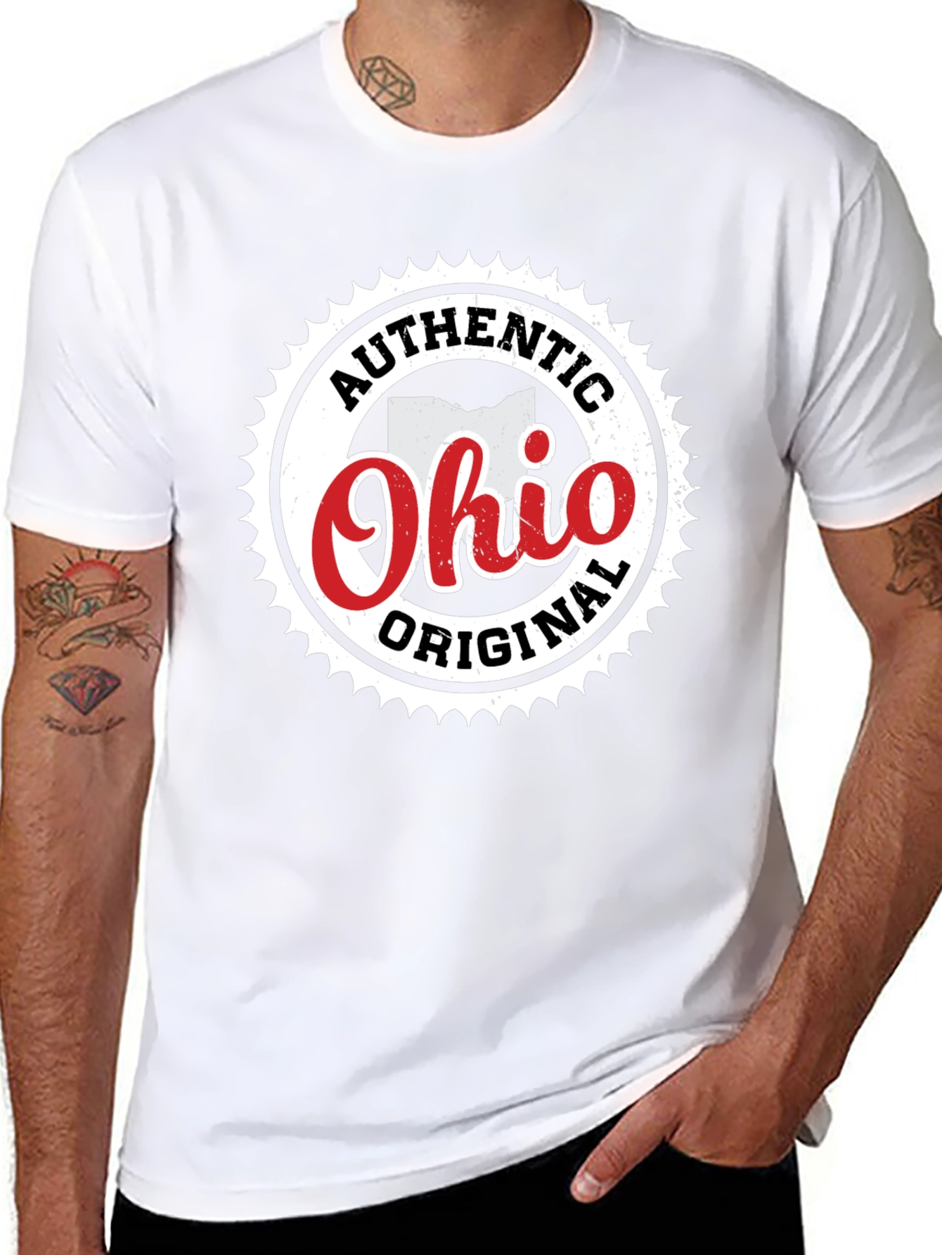 Authentic Ohio Original Black T-Shirt