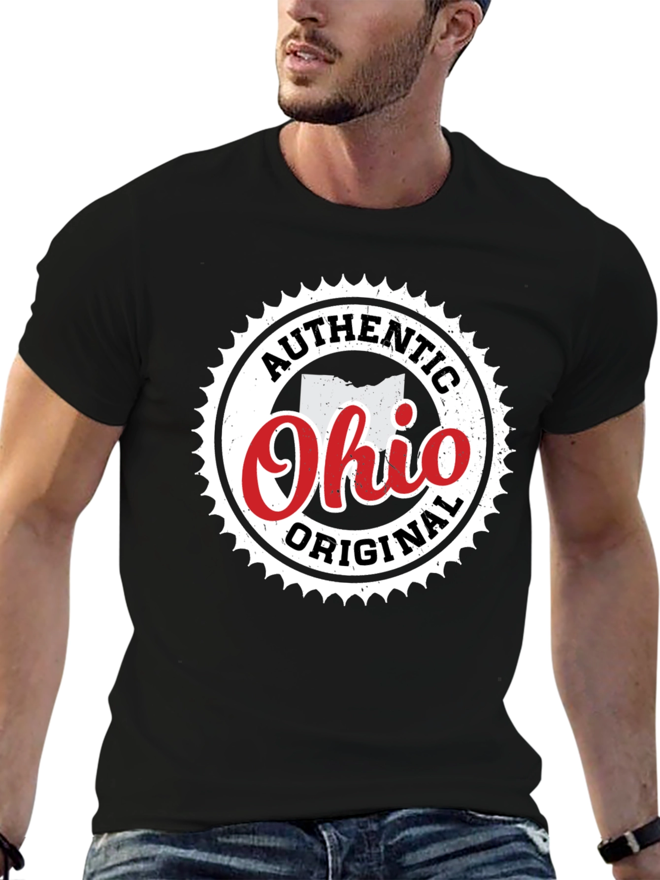 Authentic Ohio Original Black T-Shirt