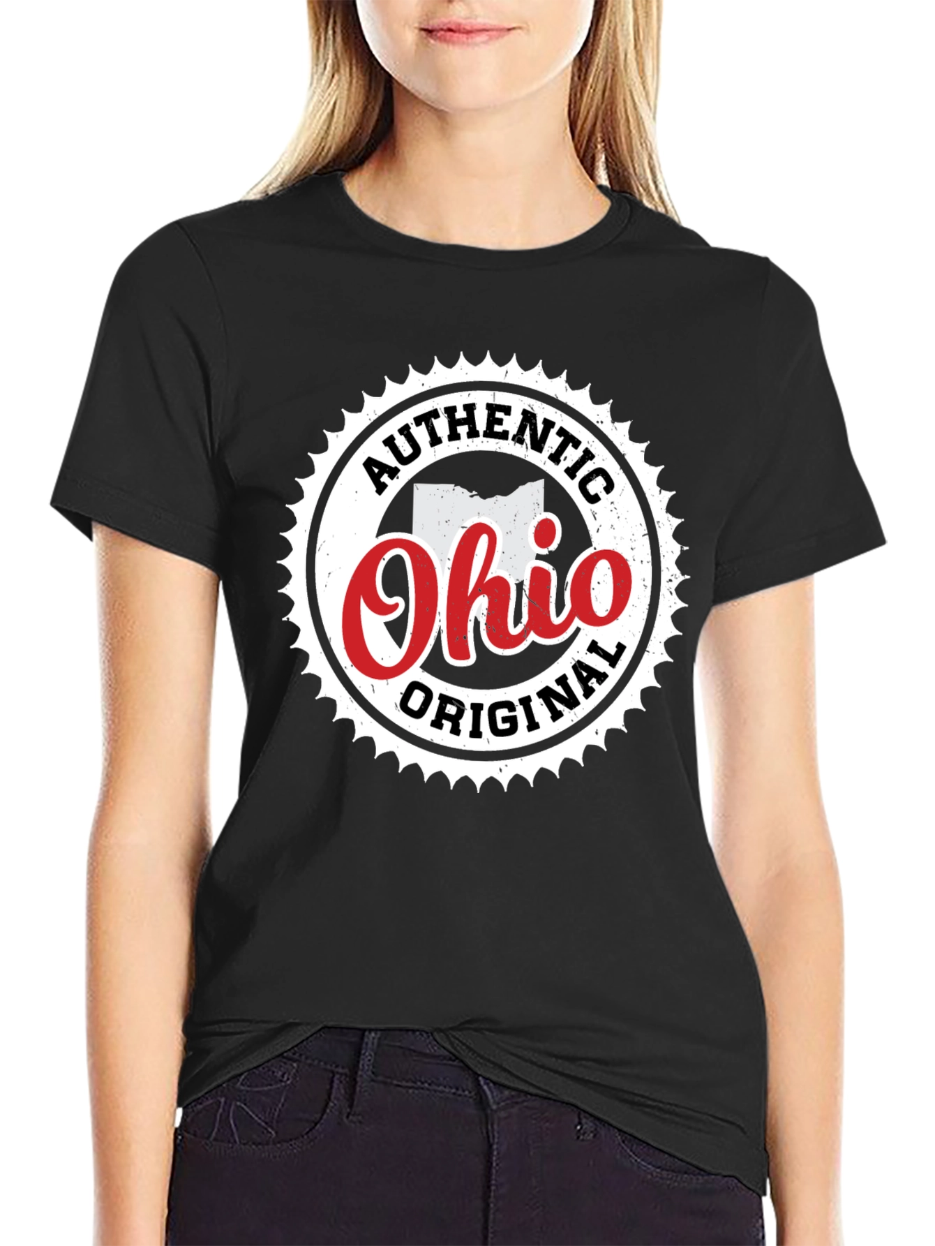 Authentic Ohio Original Black T-Shirt