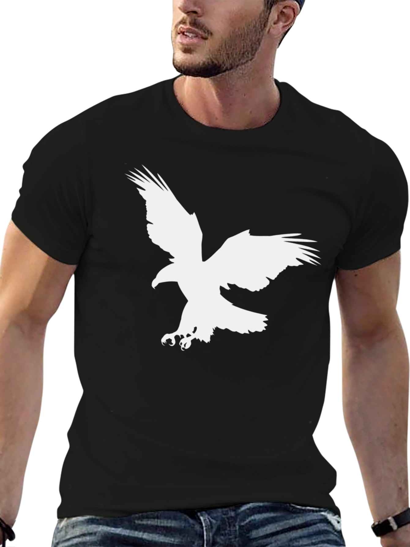 Eagle Graphic Tee - Mens Black T-Shirt