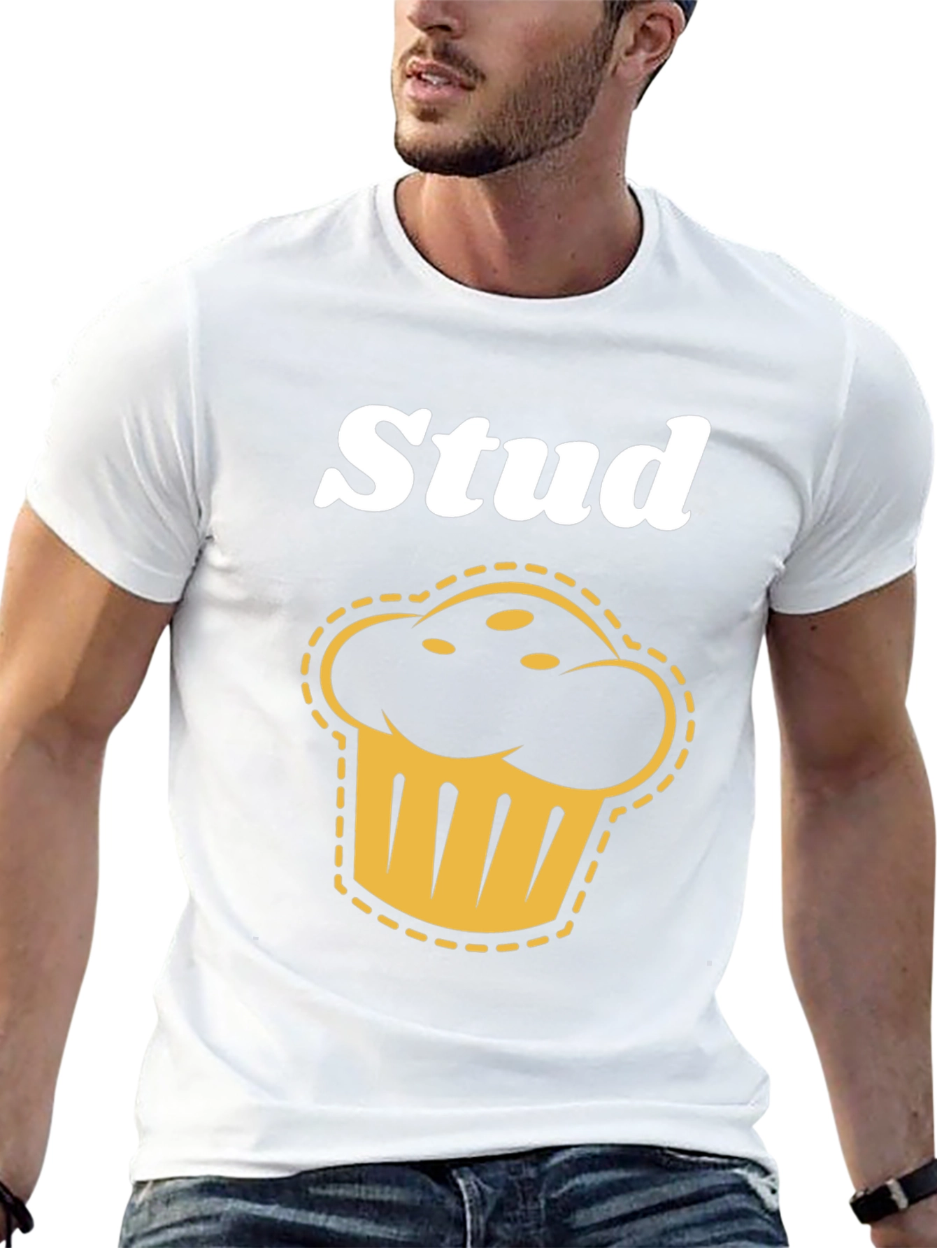Stud Muffin Graphic T-Shirt