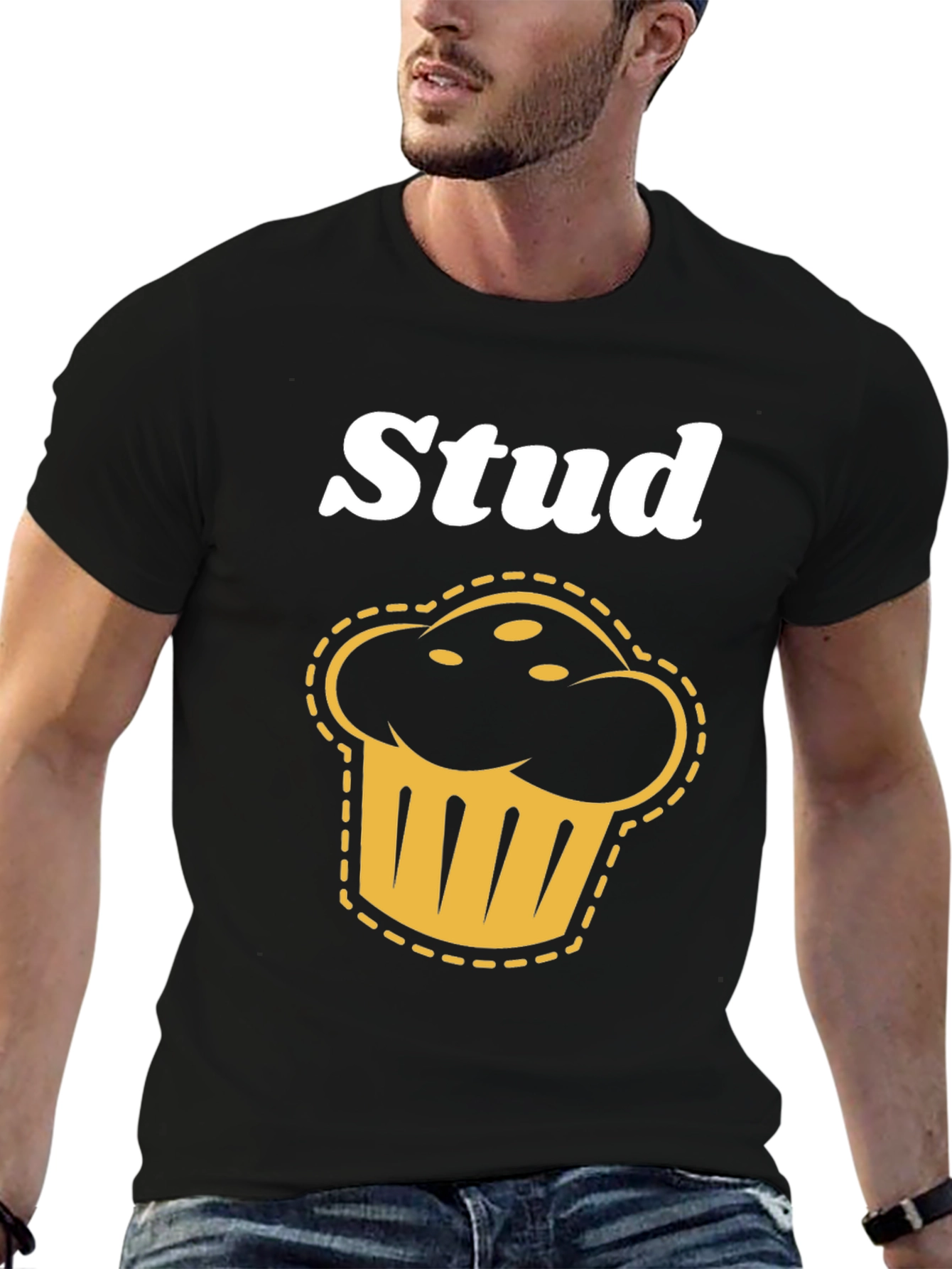 Stud Muffin Graphic T-Shirt