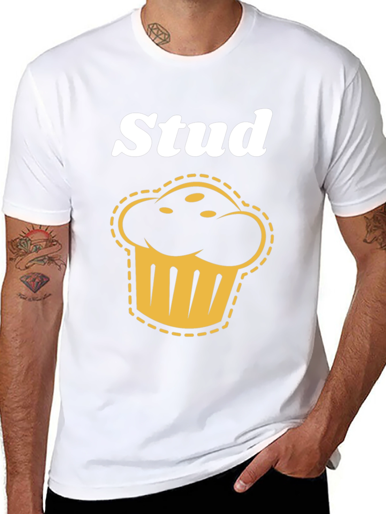 Stud Muffin Graphic T-Shirt