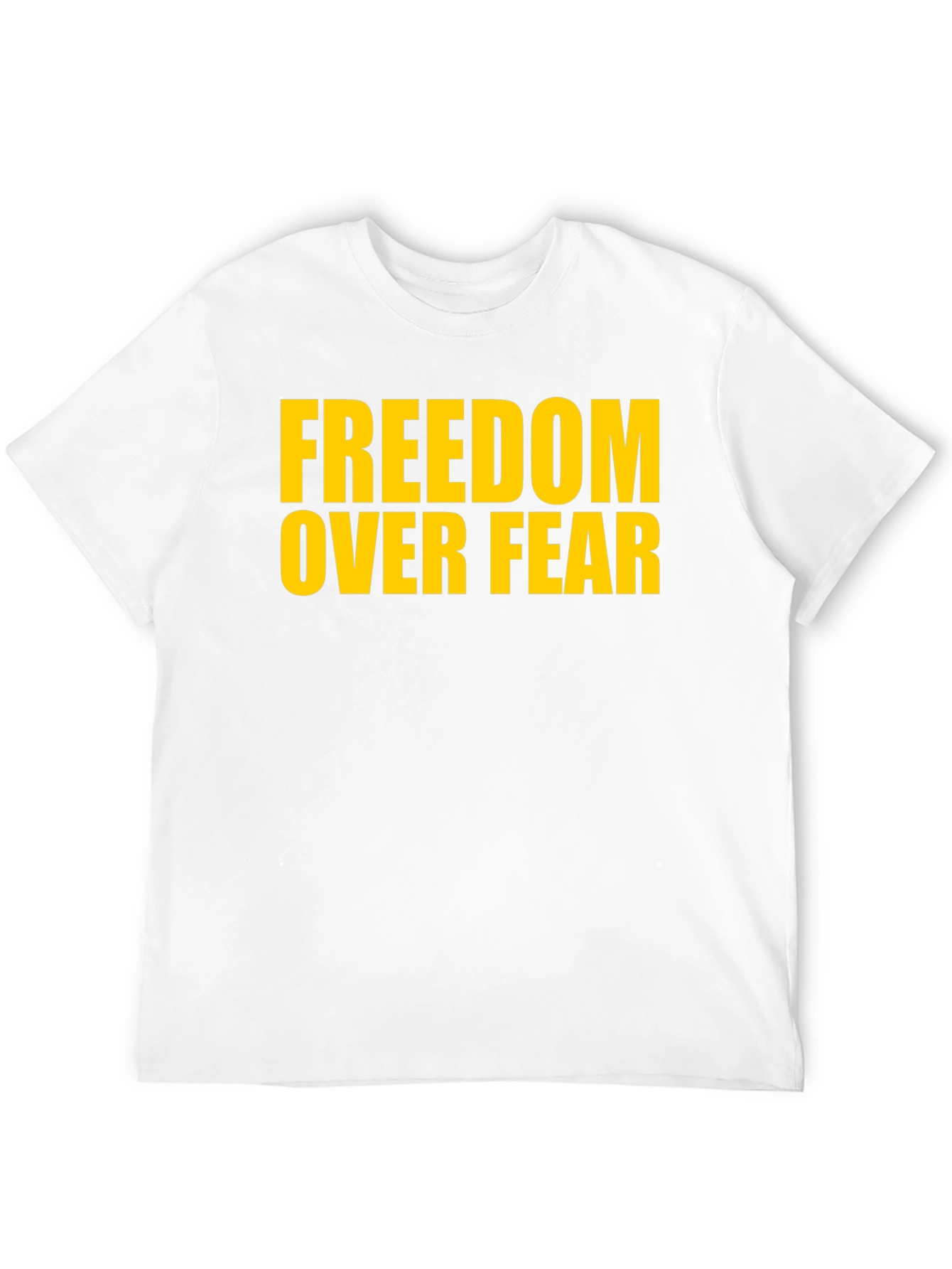 Freedom Over Fear T-Shirt - Bold Graphic Tee