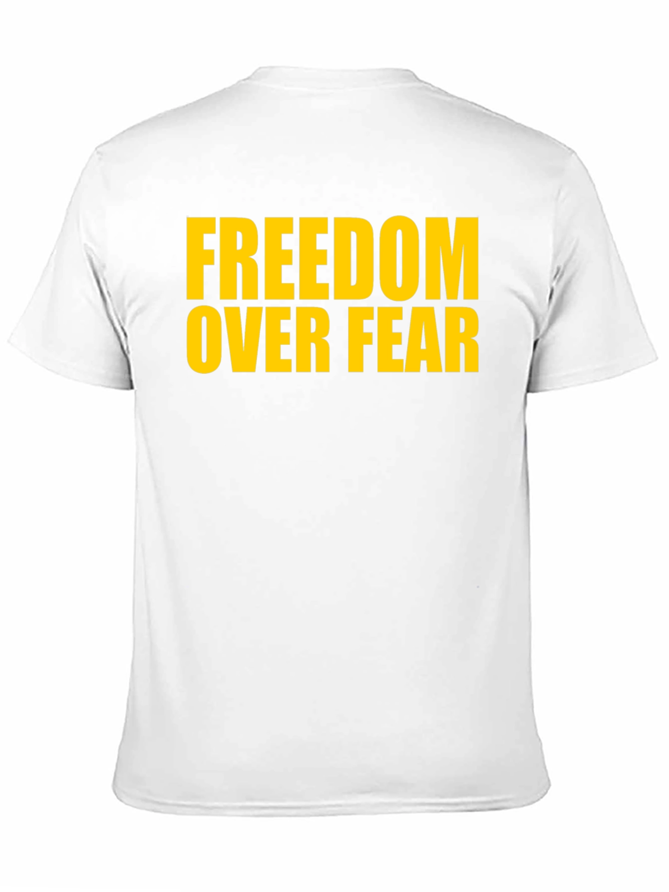 Freedom Over Fear T-Shirt - Bold Graphic Tee