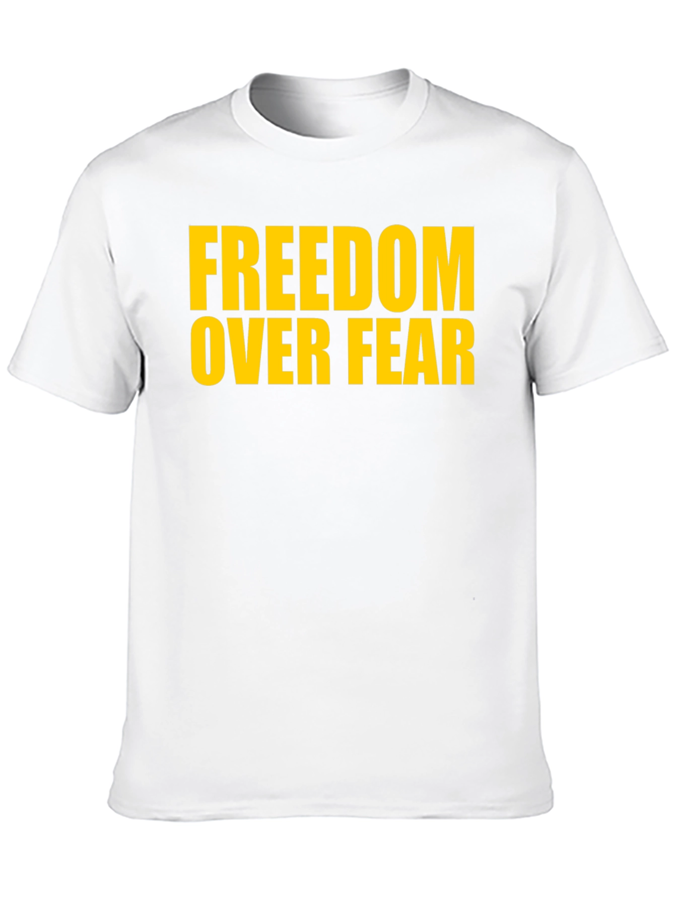 Freedom Over Fear T-Shirt - Bold Graphic Tee