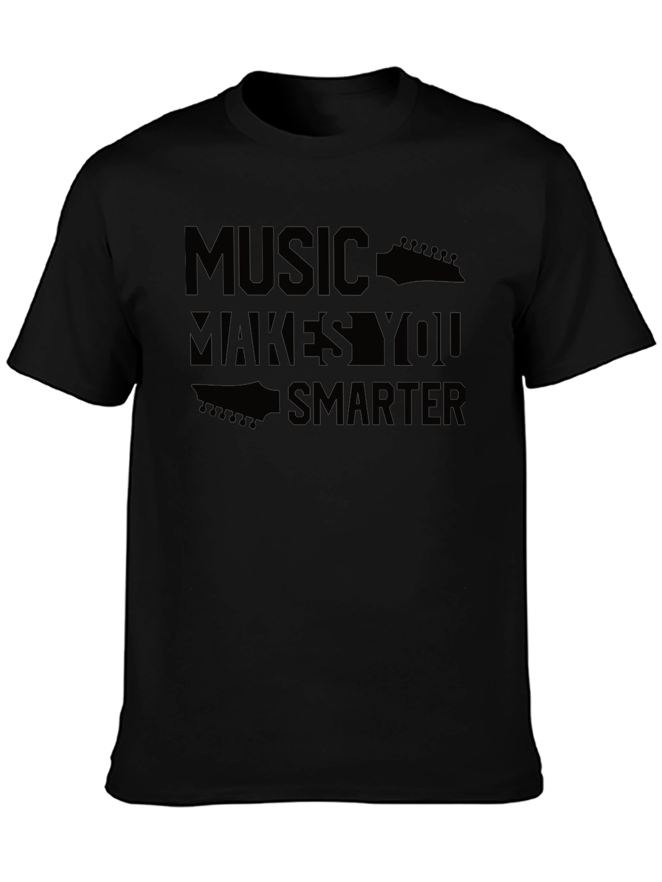 Music Makes You Smarter T-Shirt - Guitar Theme