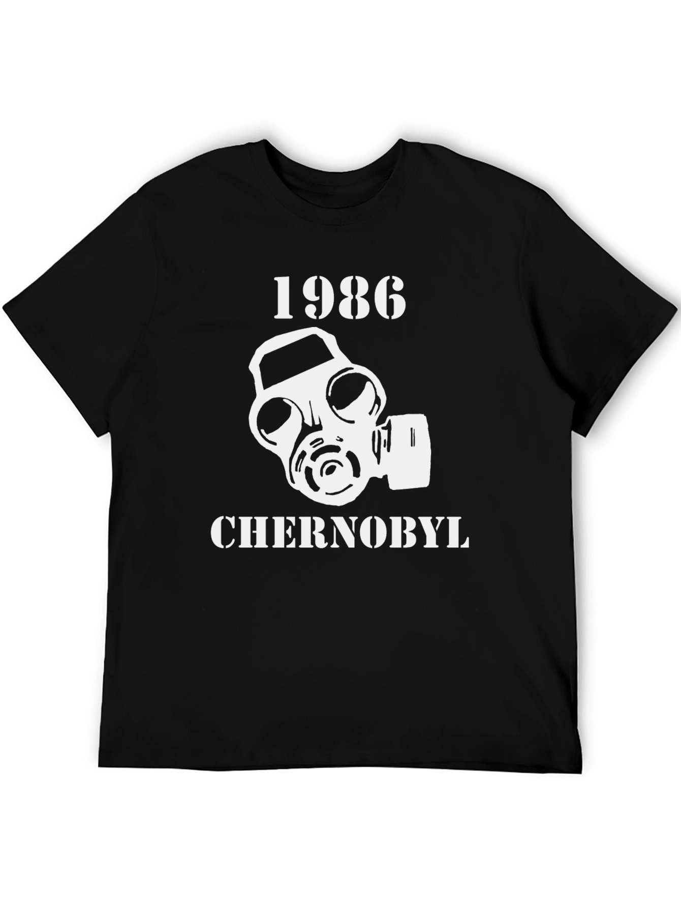 Chernobyl 1986 Gas Mask Graphic T-Shirt