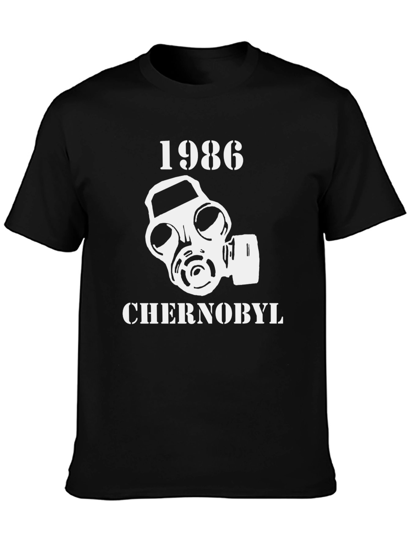 Chernobyl 1986 Gas Mask Graphic T-Shirt