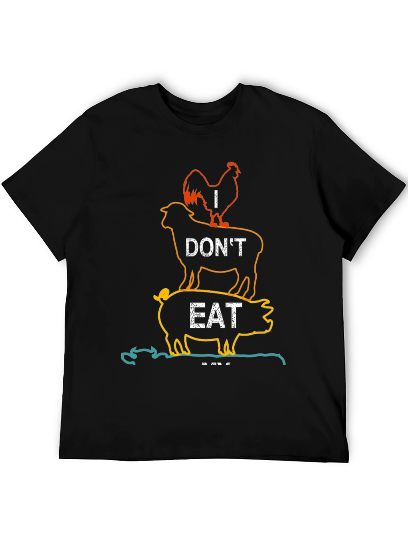 Vegan Statement T-Shirt - I Dont Eat Animal Tower