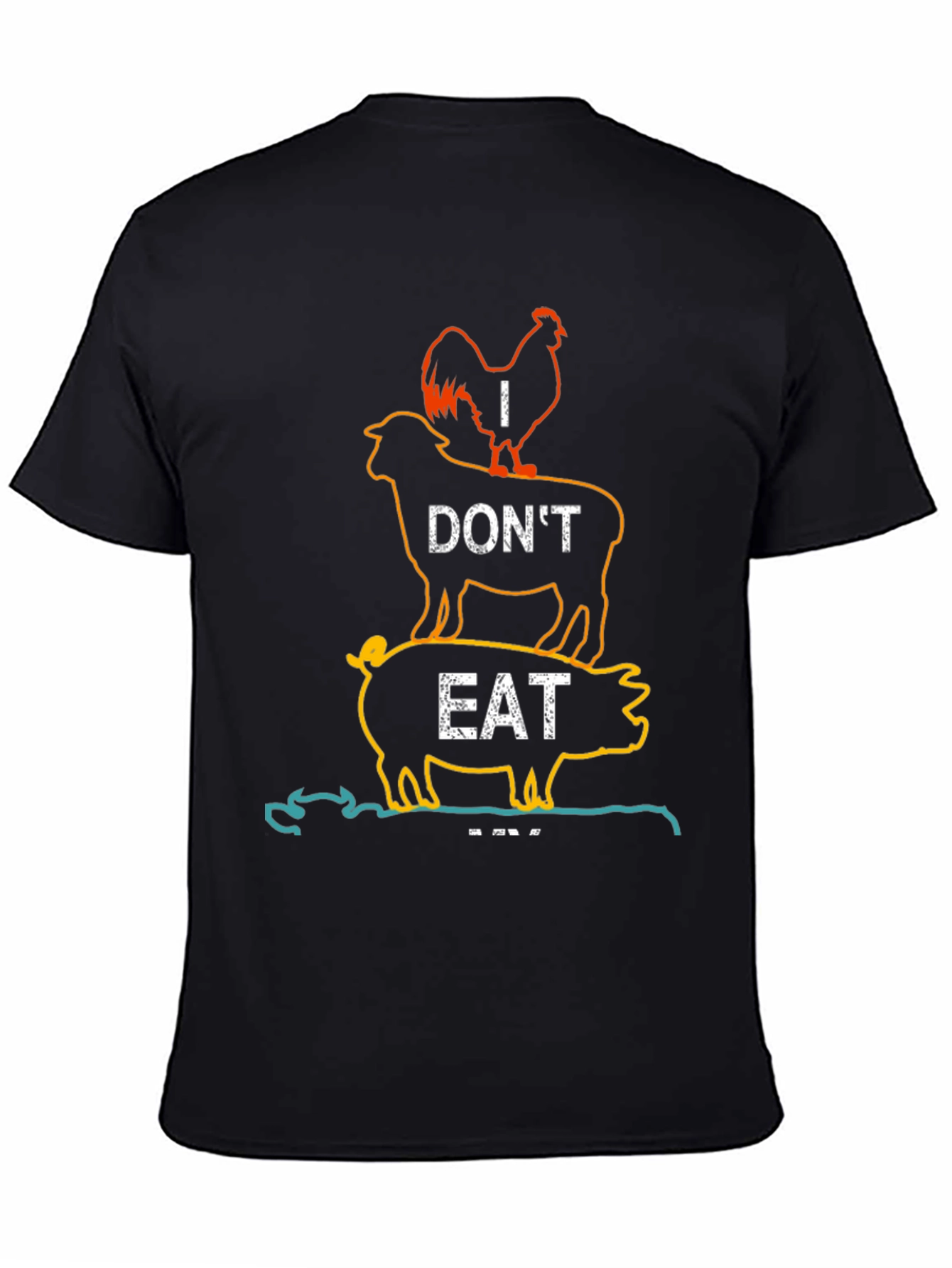 Vegan Statement T-Shirt - I Dont Eat Animal Tower