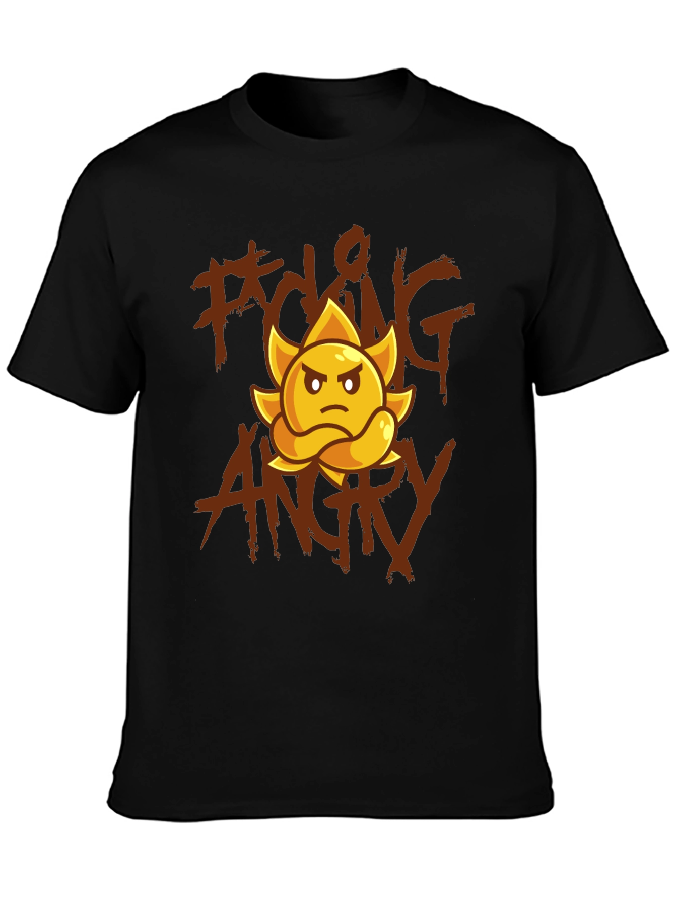 F*cking Angry Sun Black T-Shirt