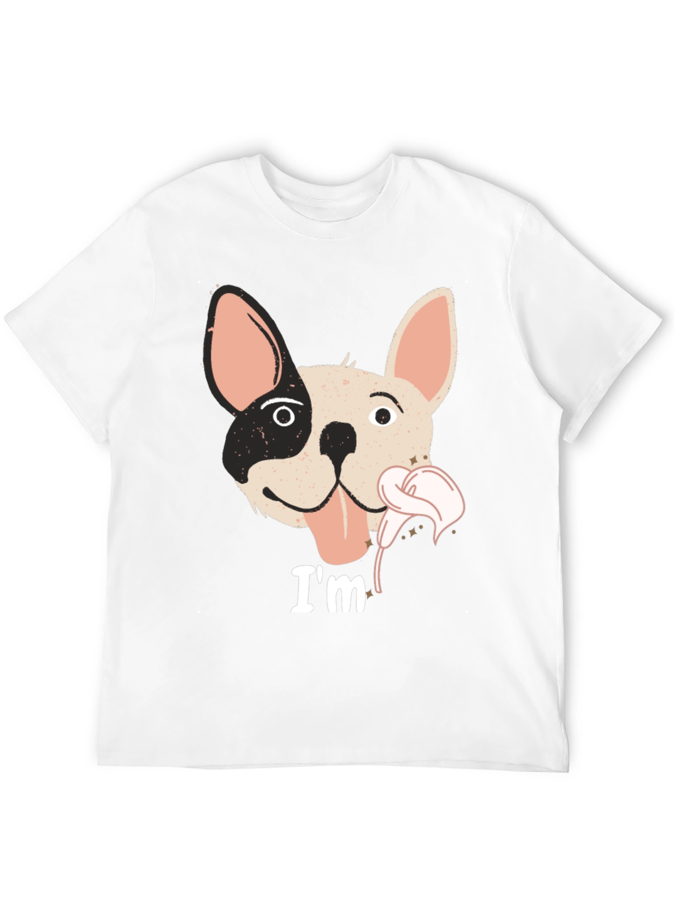 Cute French Bulldog Flower T-Shirt – Adorable Frenchie Lover Tee