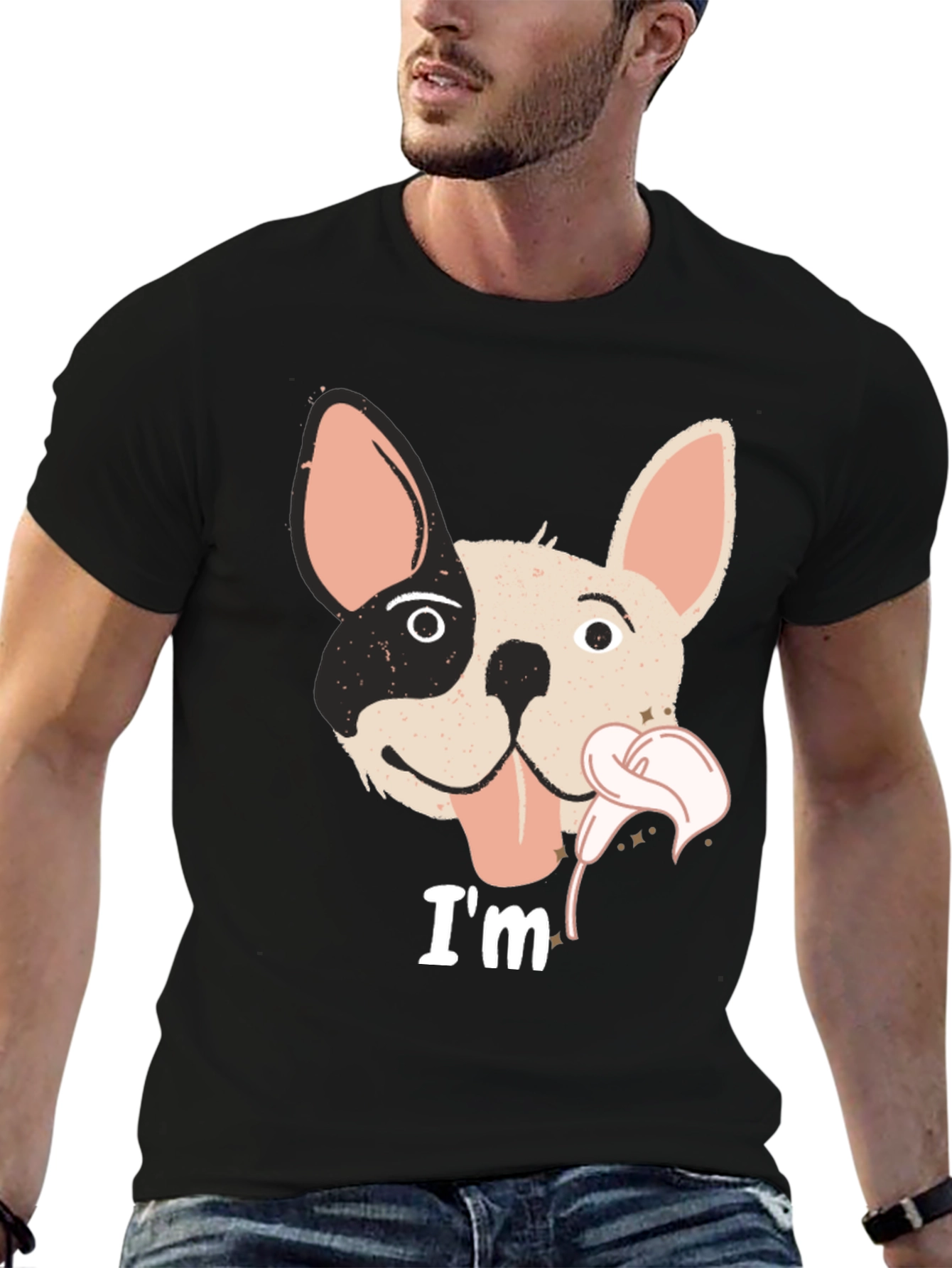 Cute French Bulldog Flower T-Shirt – Adorable Frenchie Lover Tee